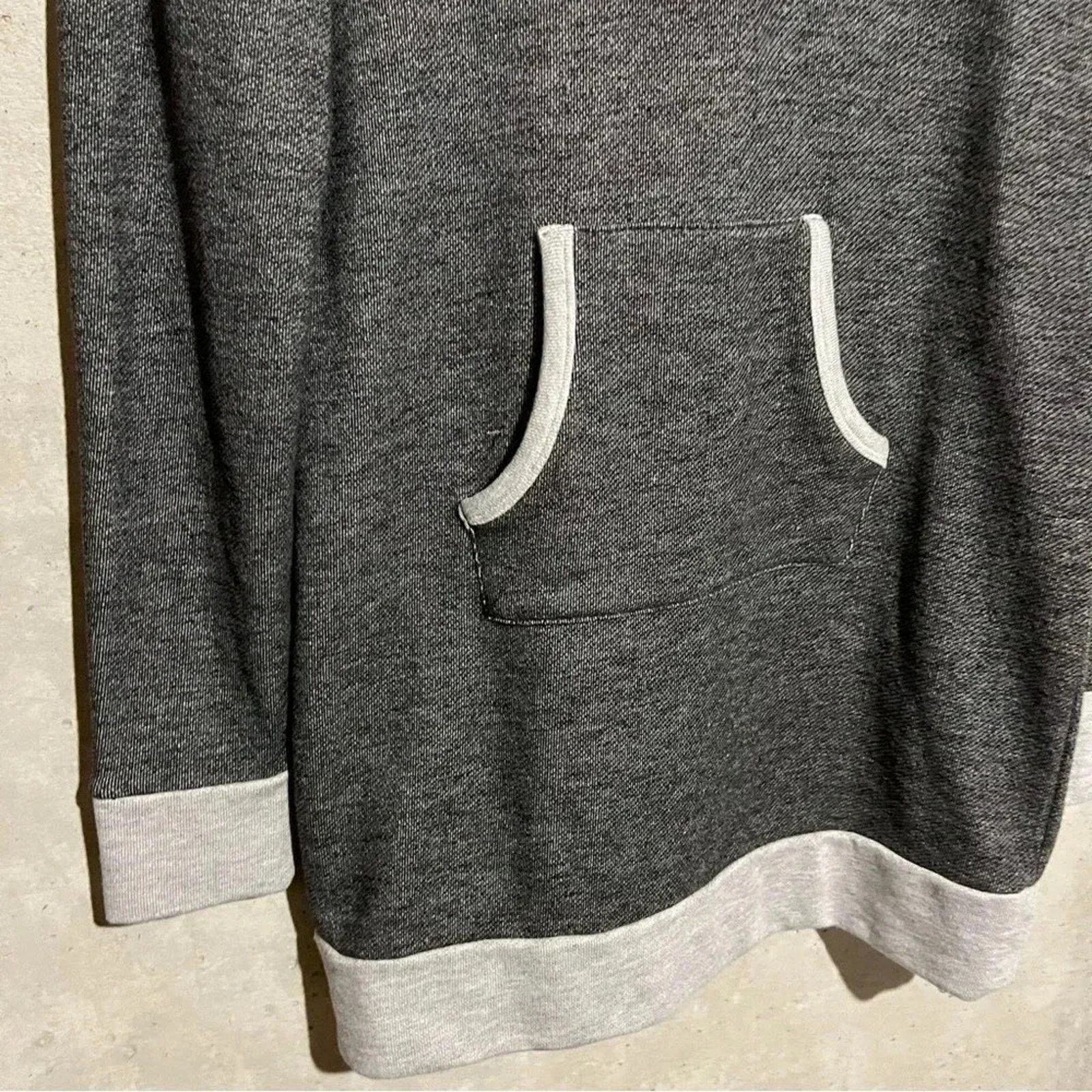 Other Bar By Melir Kazan Grey Quarter Zip Hooded Sweatshirt Size S Size S / US 4 / IT 40 - 2 Thumbnail