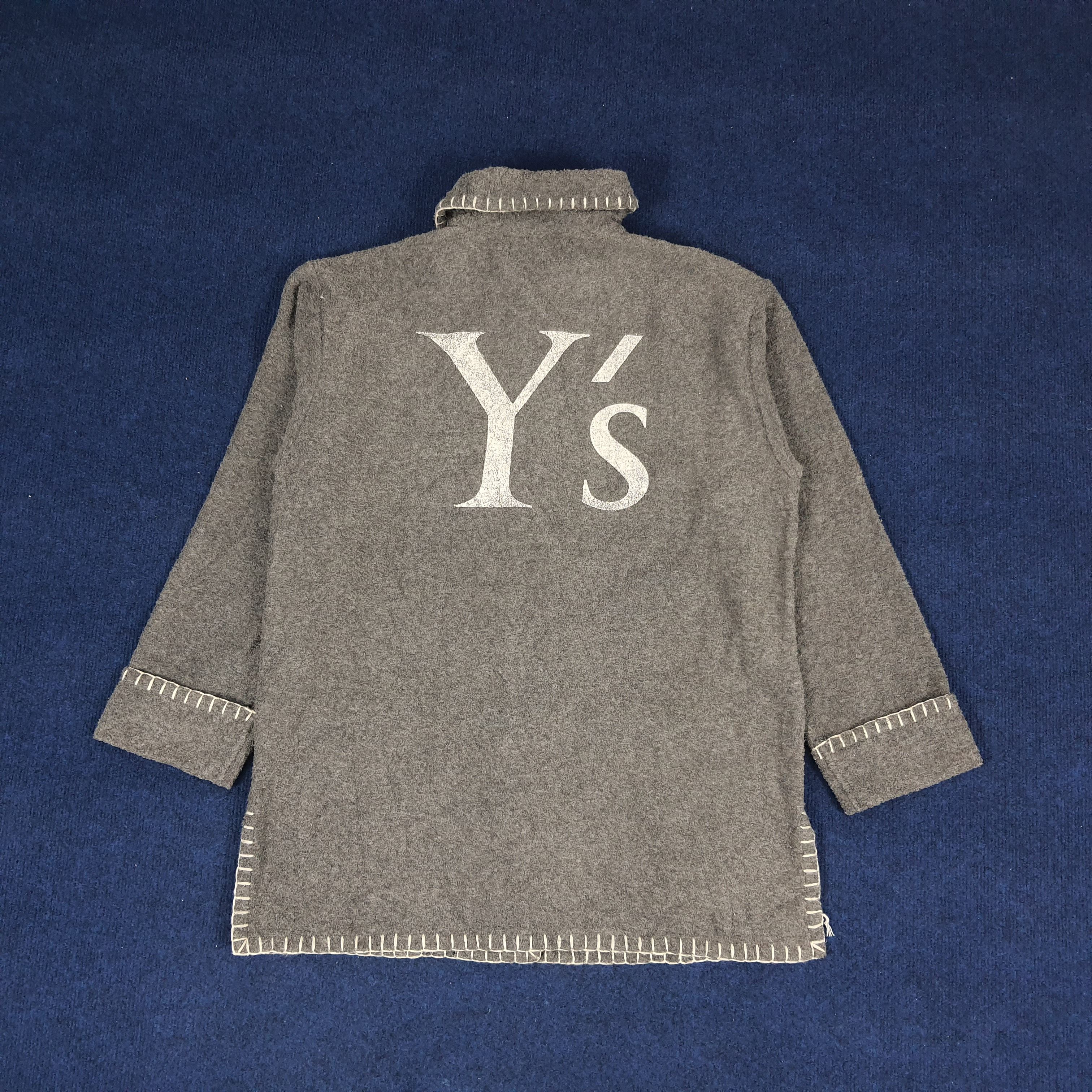 Japanese Brand × Vintage × Yohji Yamamoto Vintage SACSNY Y'SACCS by Yohji Yamamoto Button Up Sweaters Size US M / EU 48-50 / 2 - 1 Thumbnail