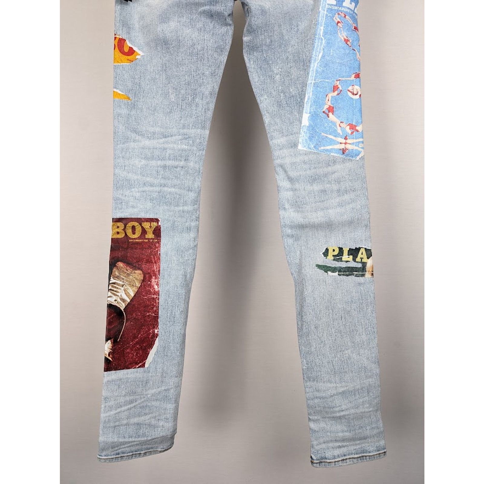 Amiri o1rshd1 Q:2 / Playboy Magazine Jean in LT.Vintage Size US 38 / EU 54 - 13 Thumbnail