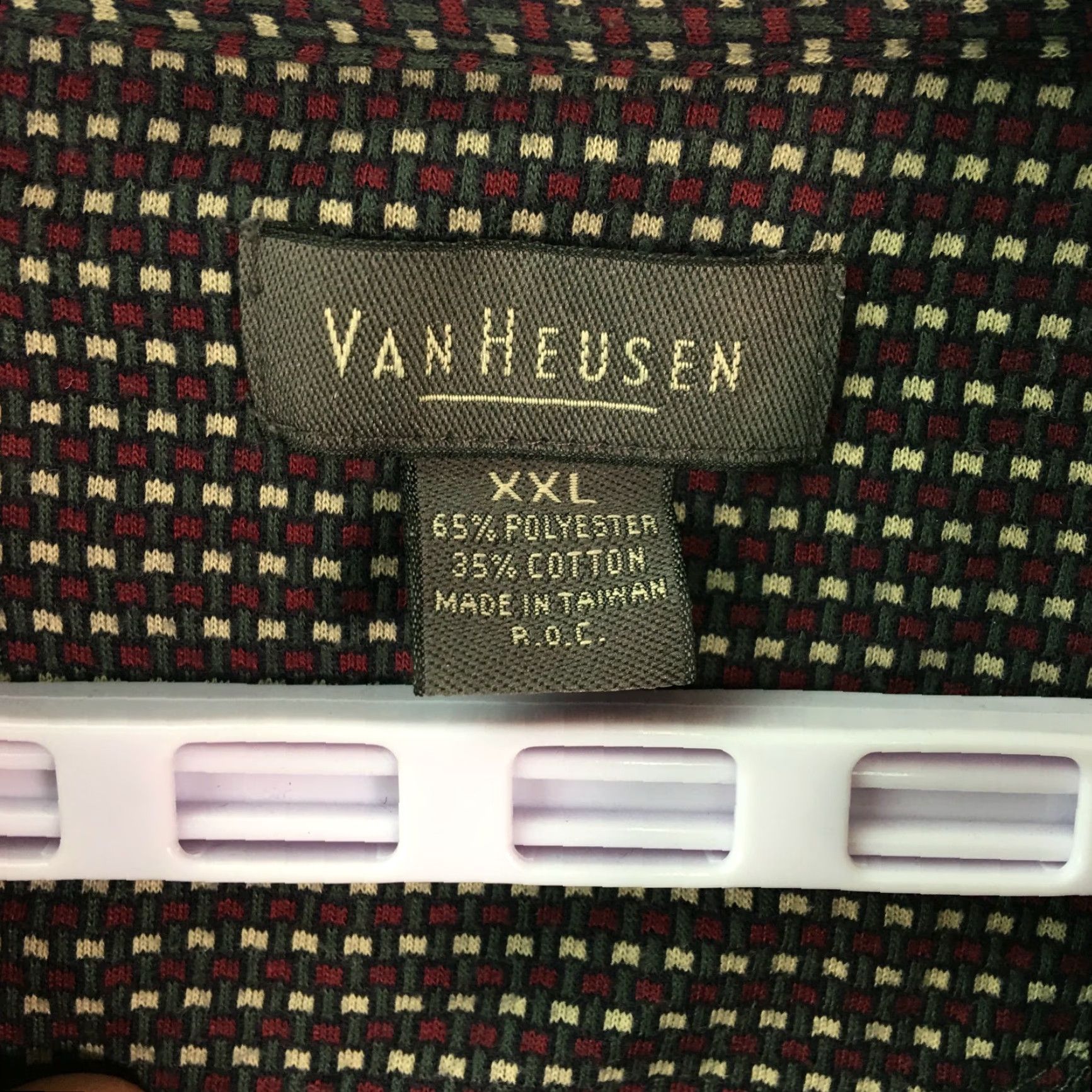 Van Heusen Van Heusen Mens Polo Short Sleeve Casual Multicolor Shirt XXL Size US XXL / EU 58 / 5 - 4 Thumbnail