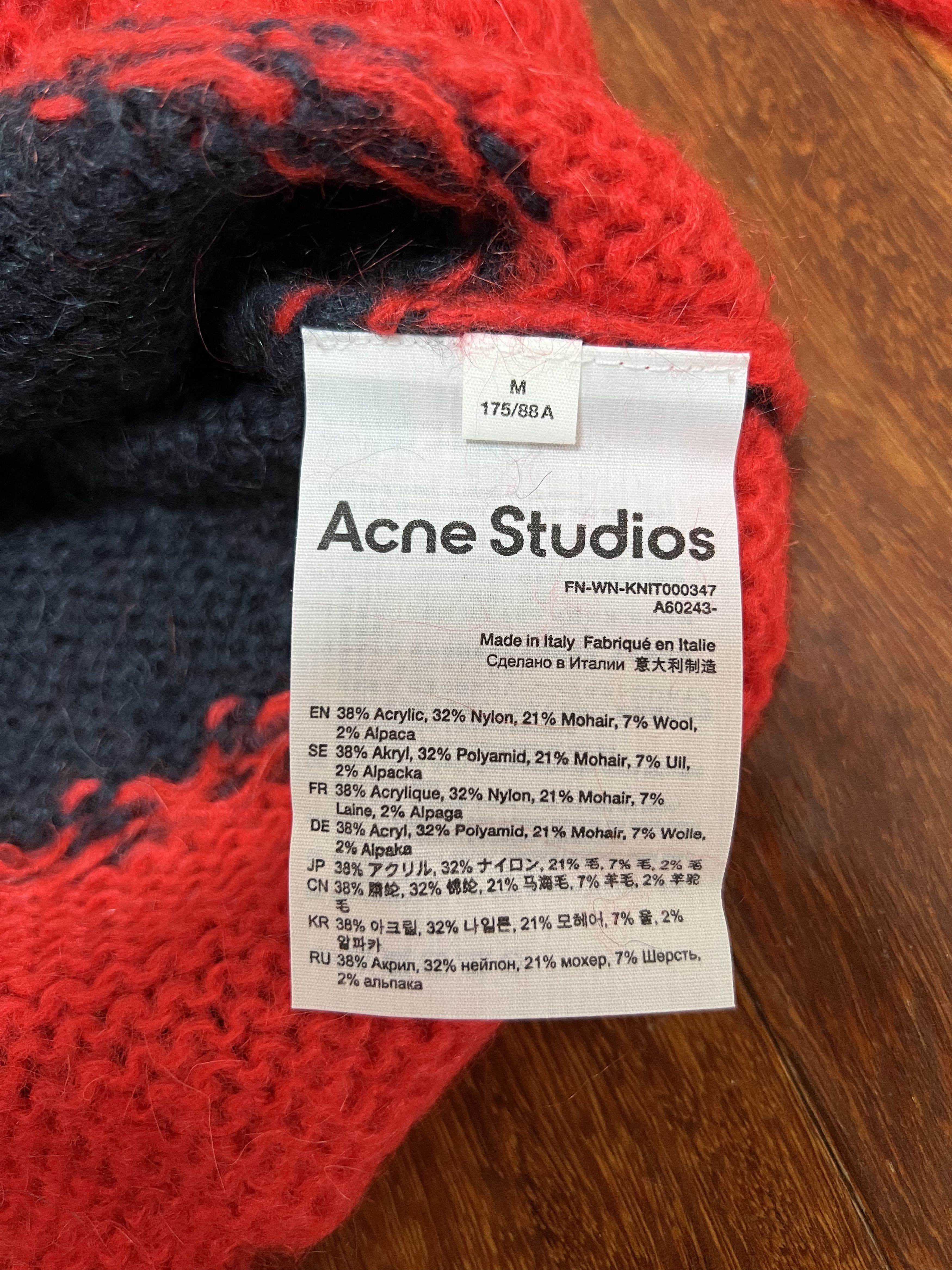 Acne Studios 💚 RARE GRAIL Acne Studios Kurt Cobain Distressed Sweater Size US M / EU 48-50 / 2 - 8 Thumbnail