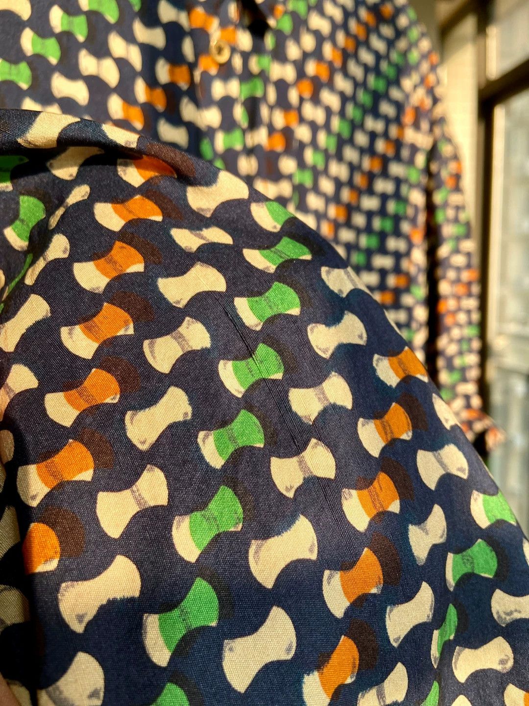 Dries Van Noten Dries Van Noten Silk Boxy Runway Print Shirt 40 Size S / US 4 / IT 40 - 8 Thumbnail