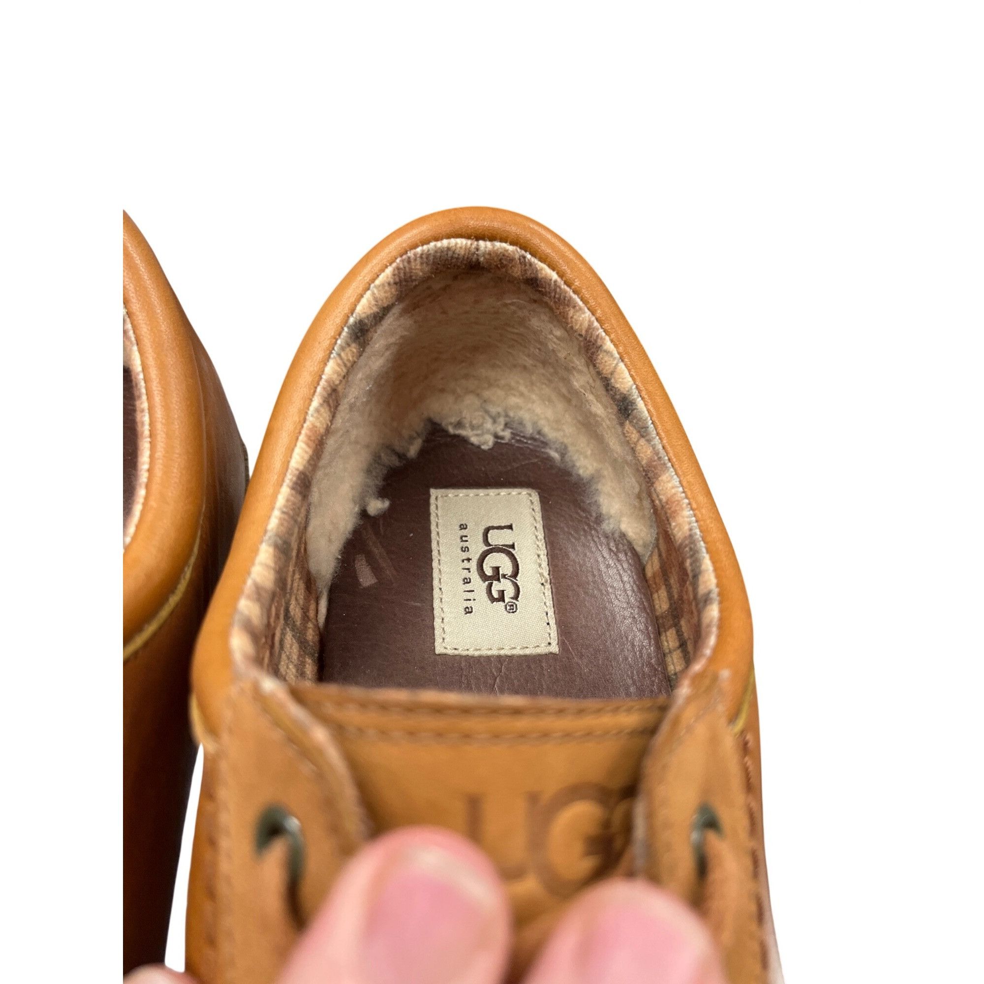 Ugg UGG Australia mens brown leather oxford sneaker hybrid shoes Size US 11 / EU 44 - 11 Thumbnail