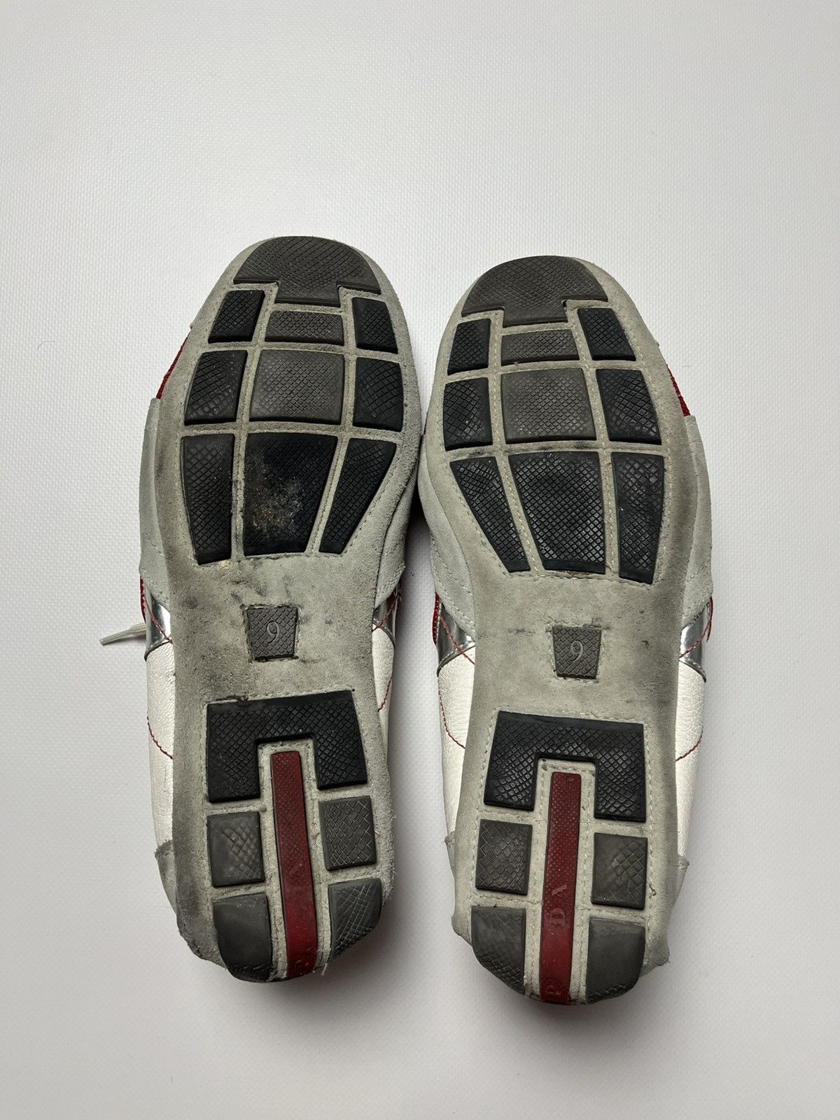 Prada Prada Sport Monte Carlo Red Mesh & Leather Sneakers Low Size US 9 / EU 42 - 14 Thumbnail