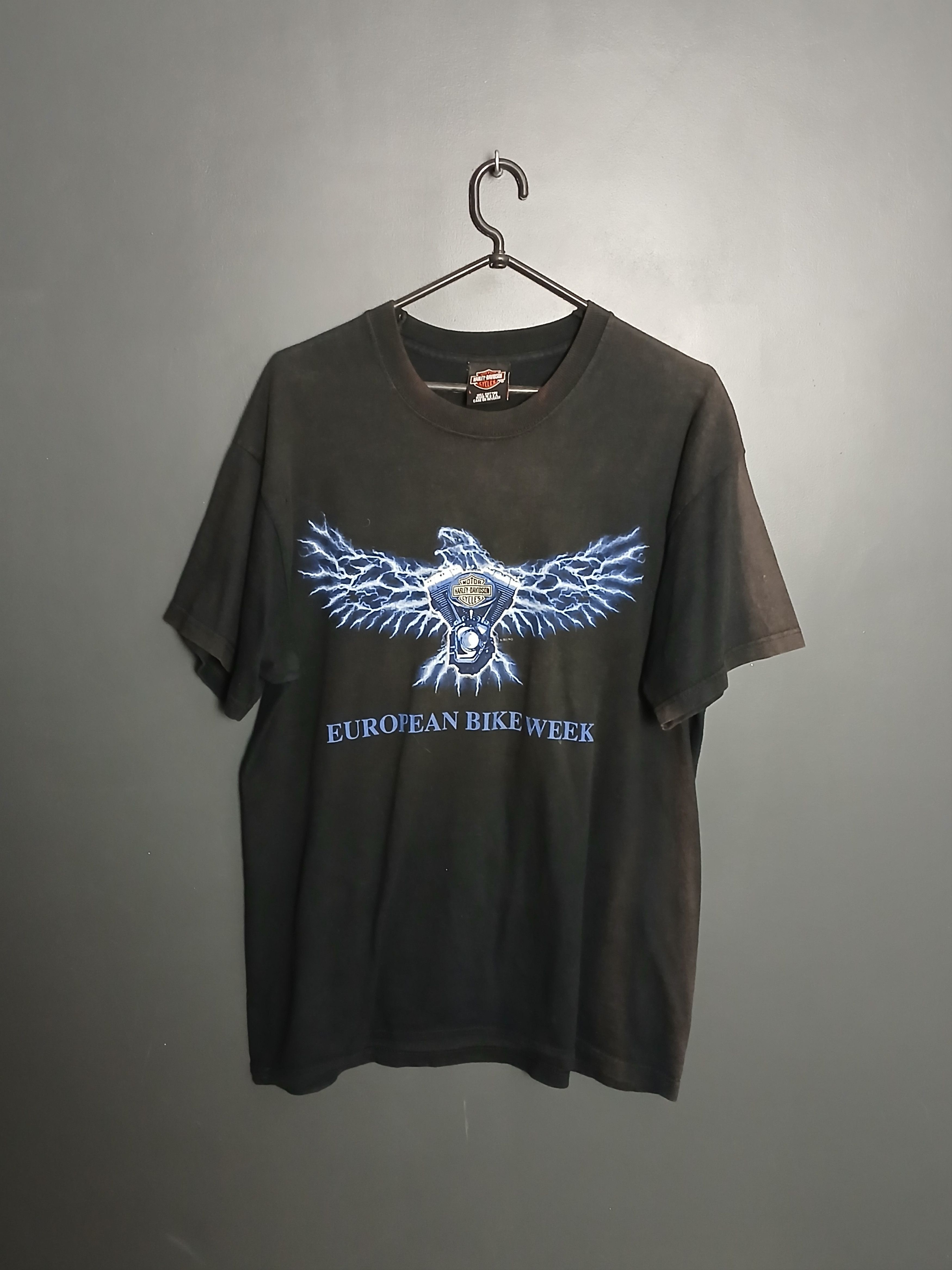 Harley Davidson × Vintage Vintage 2002 Harley Davidson Racing Moto T-Shirt Size US L / EU 52-54 / 3 - 1 Thumbnail