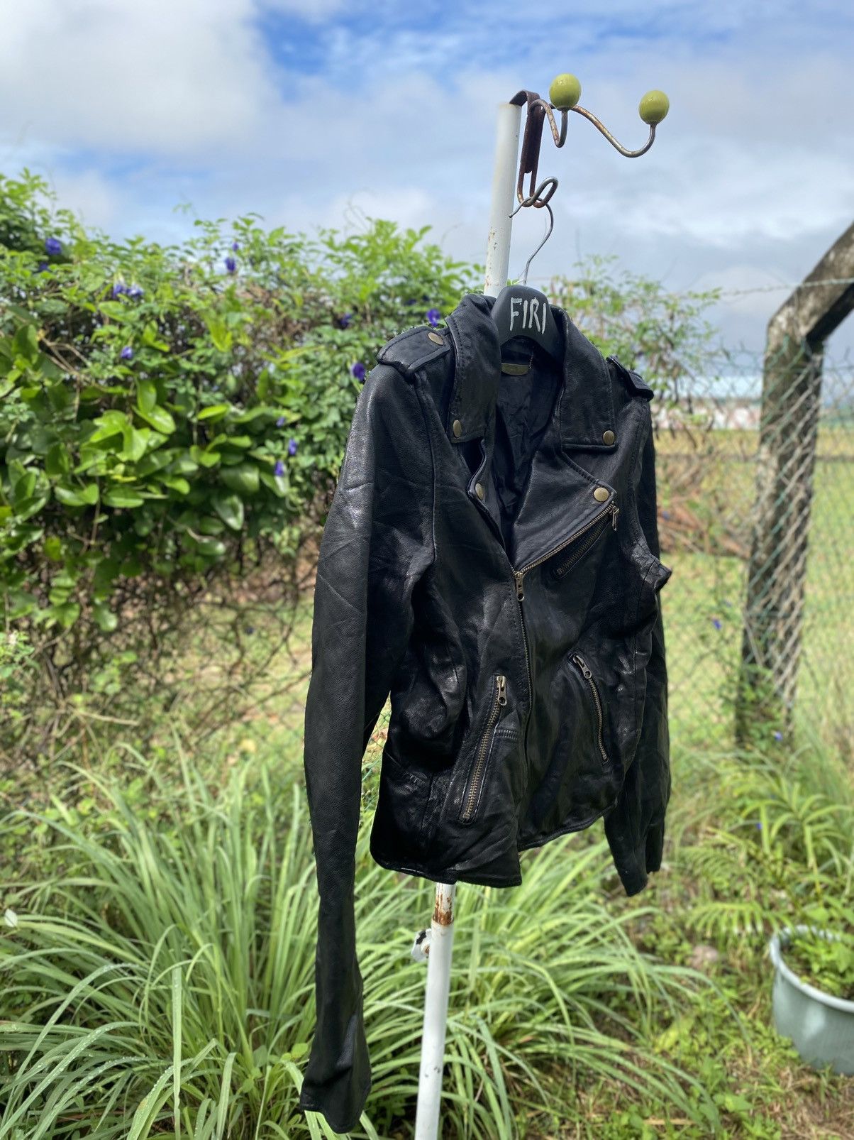 Japanese Brand Vintage Leather Biker Jacket Black Size S-Ungrid Mark Styler Size S / US 4 / IT 40 - 3 Thumbnail