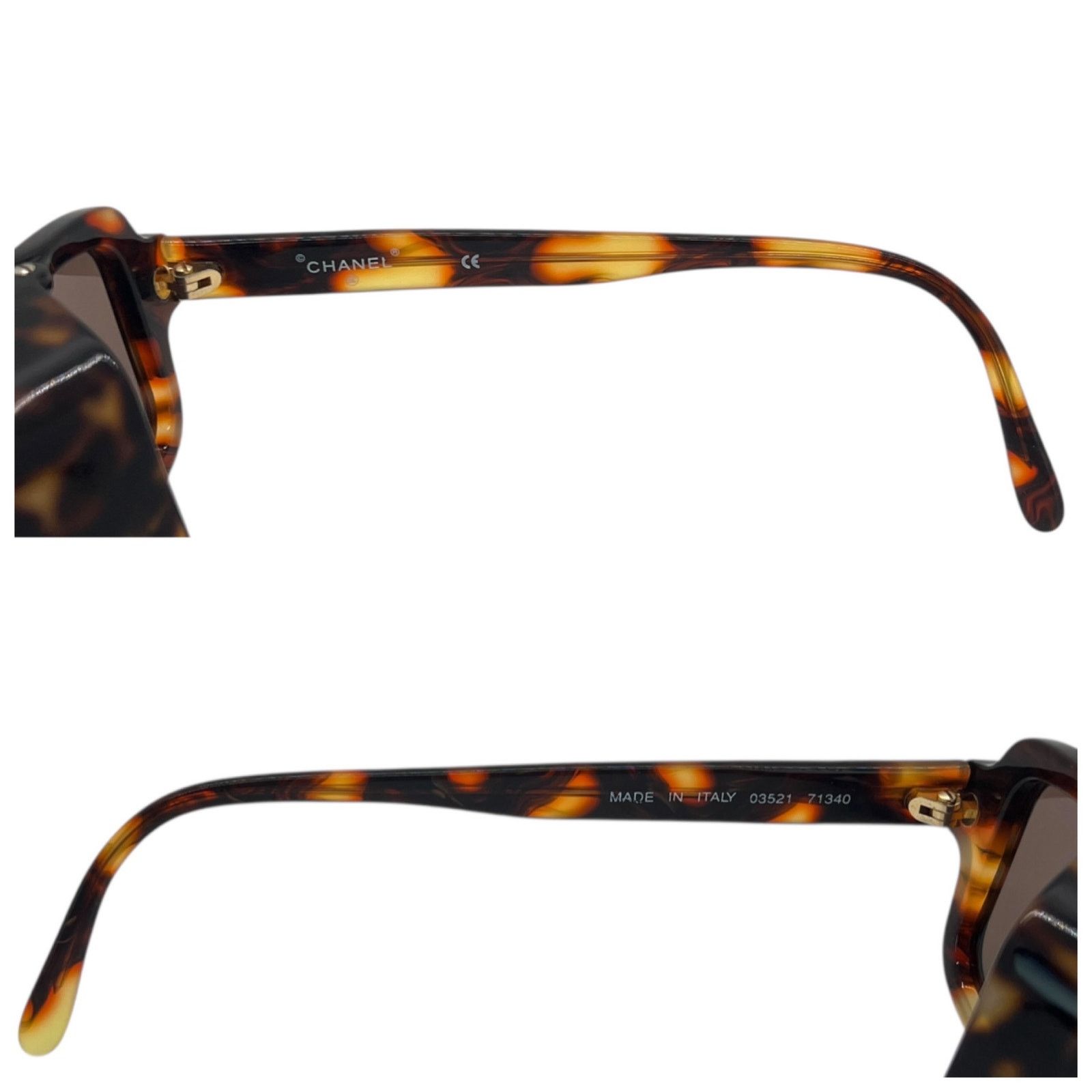 Chanel Chanel Tortoise Shell Blinder Sunglasses Size ONE SIZE - 8 Thumbnail