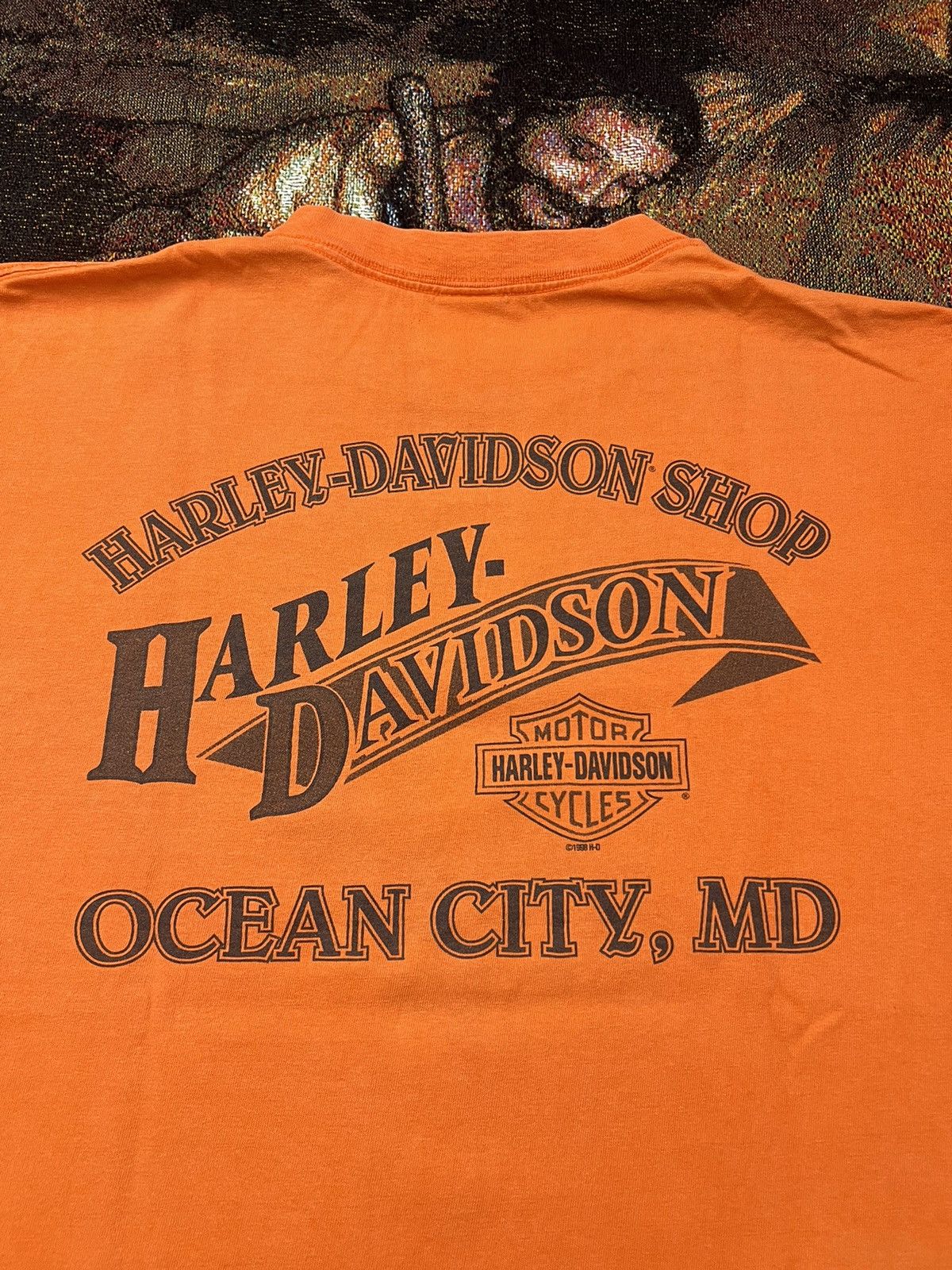 Harley Davidson Vintage Harley Flame Tee Size US XL / EU 56 / 4 - 2 Thumbnail