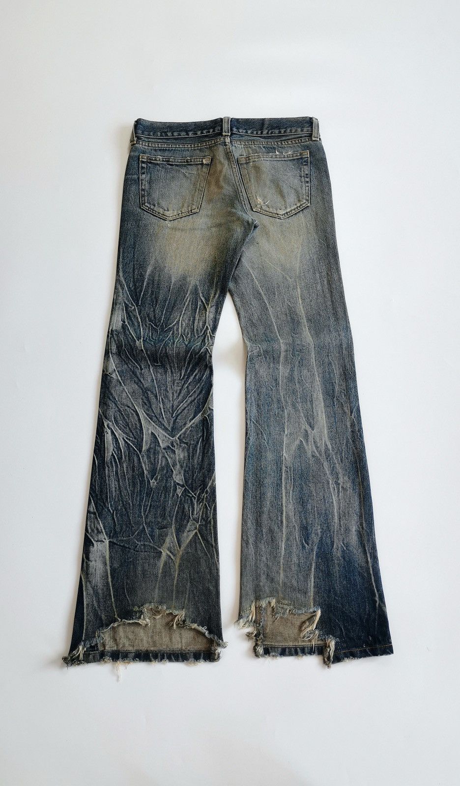 JACKROSE Bootcut Flare Mudmax Jackrose Thrashed Jeans ERD Grunge Size US 30 / EU 46 - 7 Thumbnail