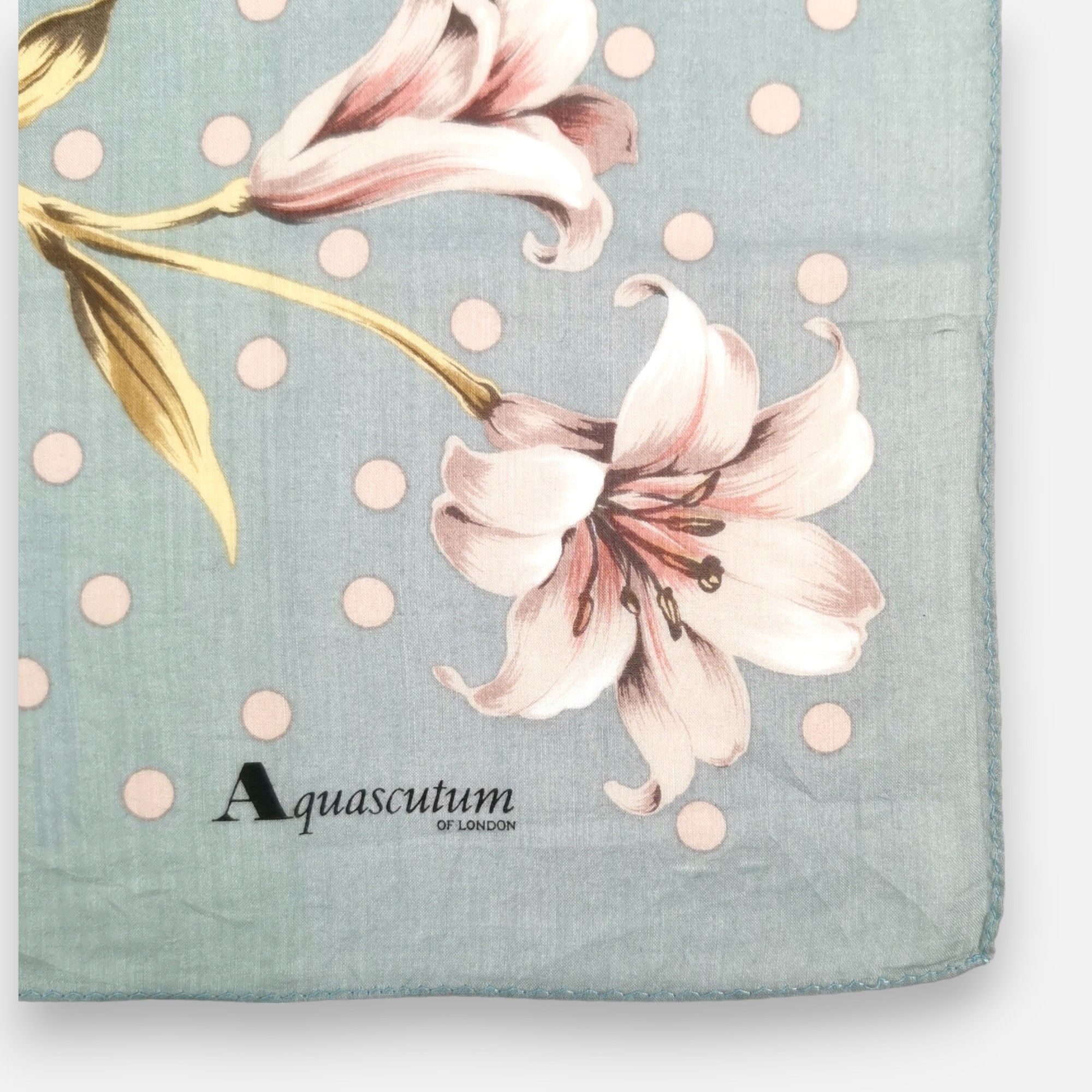 Aquascutum Vintage Aquascutum Handkerchief Pocket Square Bandana Size ONE SIZE - 4 Thumbnail