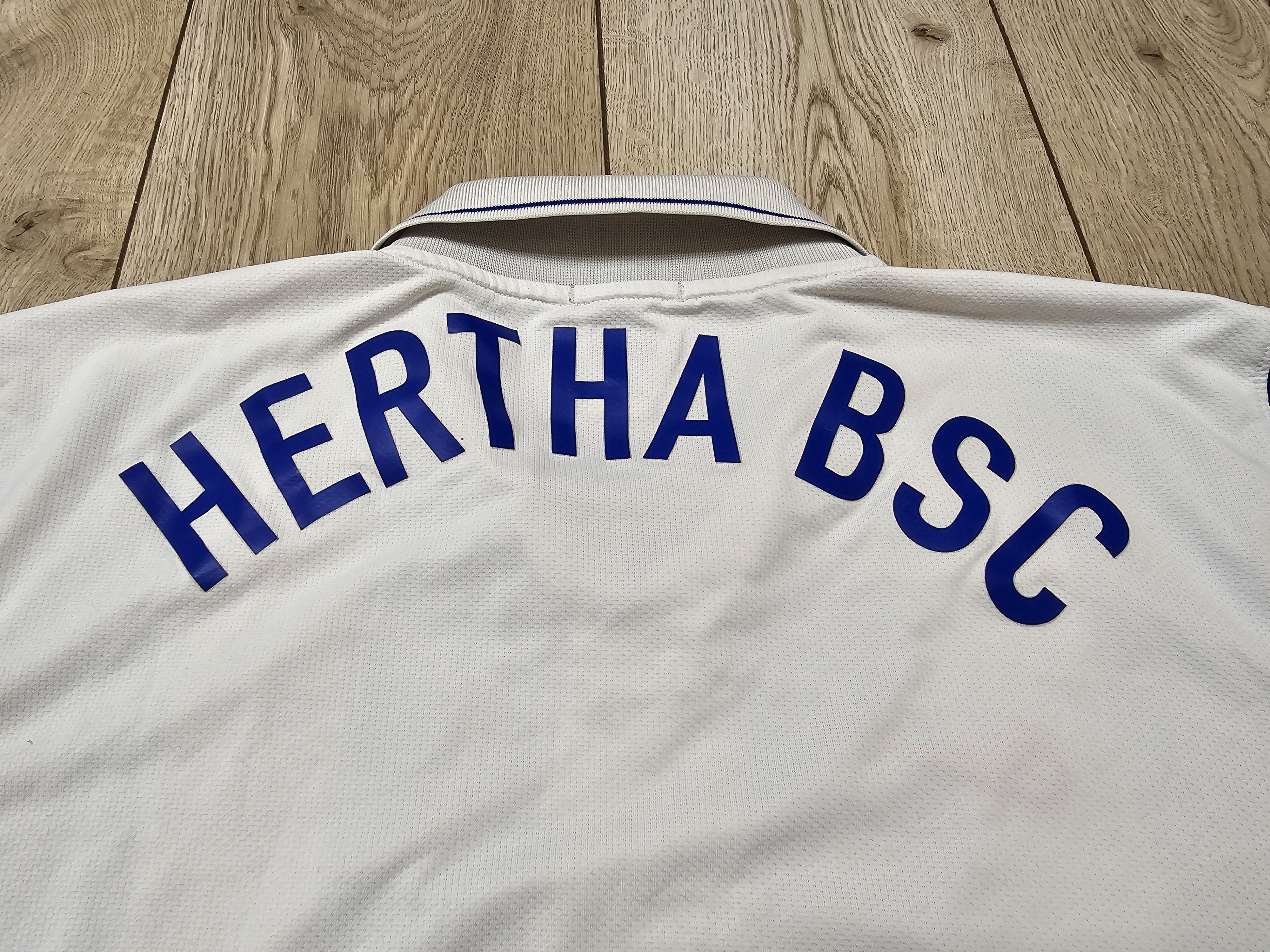 Nike HERTHA BERLIN 2009 2010 HOME FOOTBALL SHIRT SOCCER JERSEY Size US XL / EU 56 / 4 - 6 Thumbnail