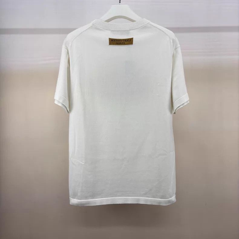Louis Vuitton Louis Vuitton Flame Football Logo Knit Short Sleeve Size US L / EU 52-54 / 3 - 2 Thumbnail