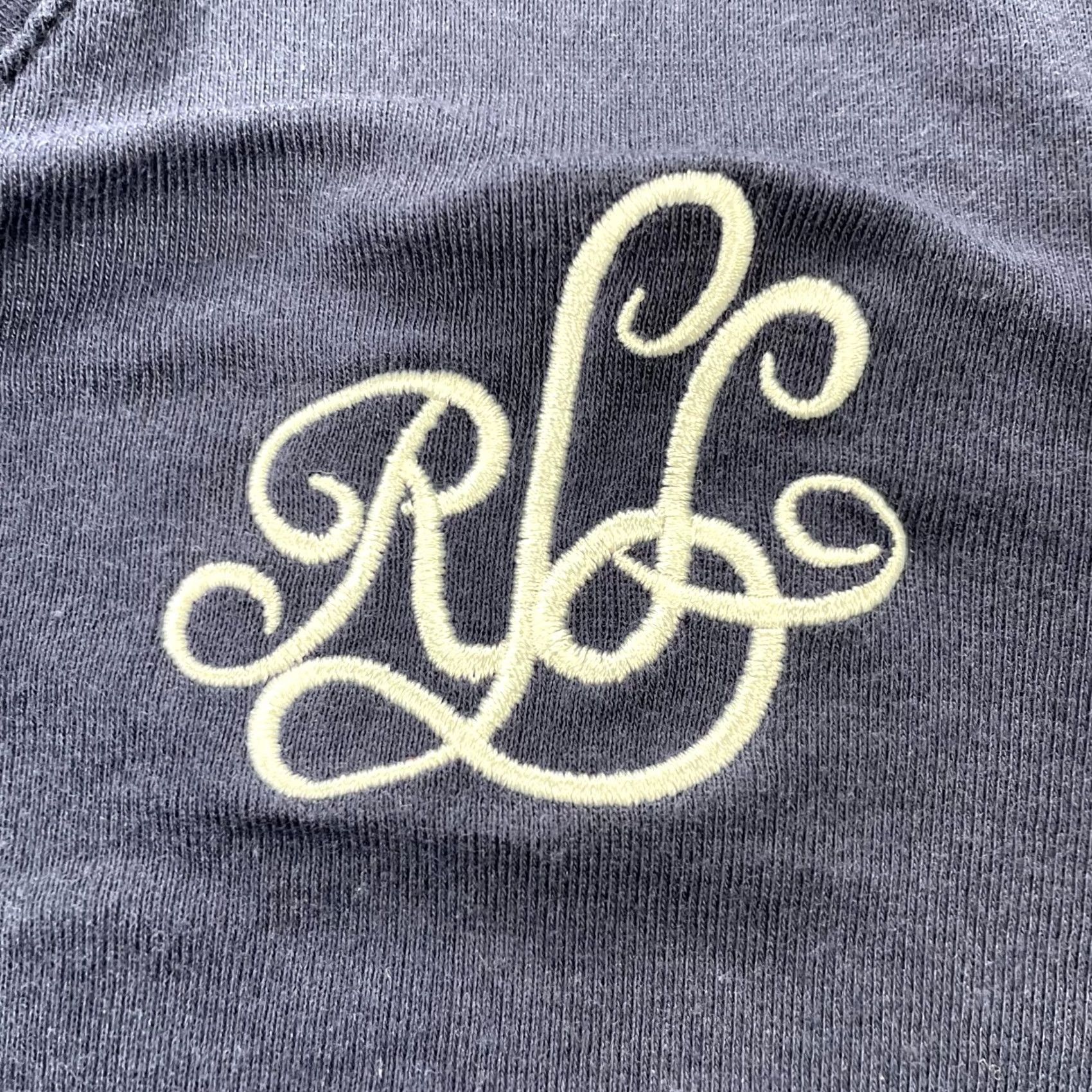 Ralph Lauren Lauren Ralph Lauren Womens Small Blue Cotton Embroidered Logo V Neck Dress Shirt Size S / US 4 / IT 40 - 4 Thumbnail