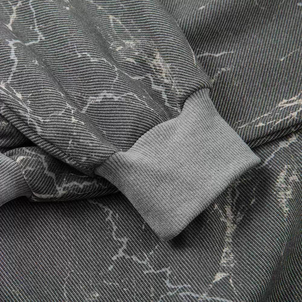 Vintage Men's punk washed distressed loose cracked hoodie Size US M / EU 48-50 / 2 - 4 Thumbnail