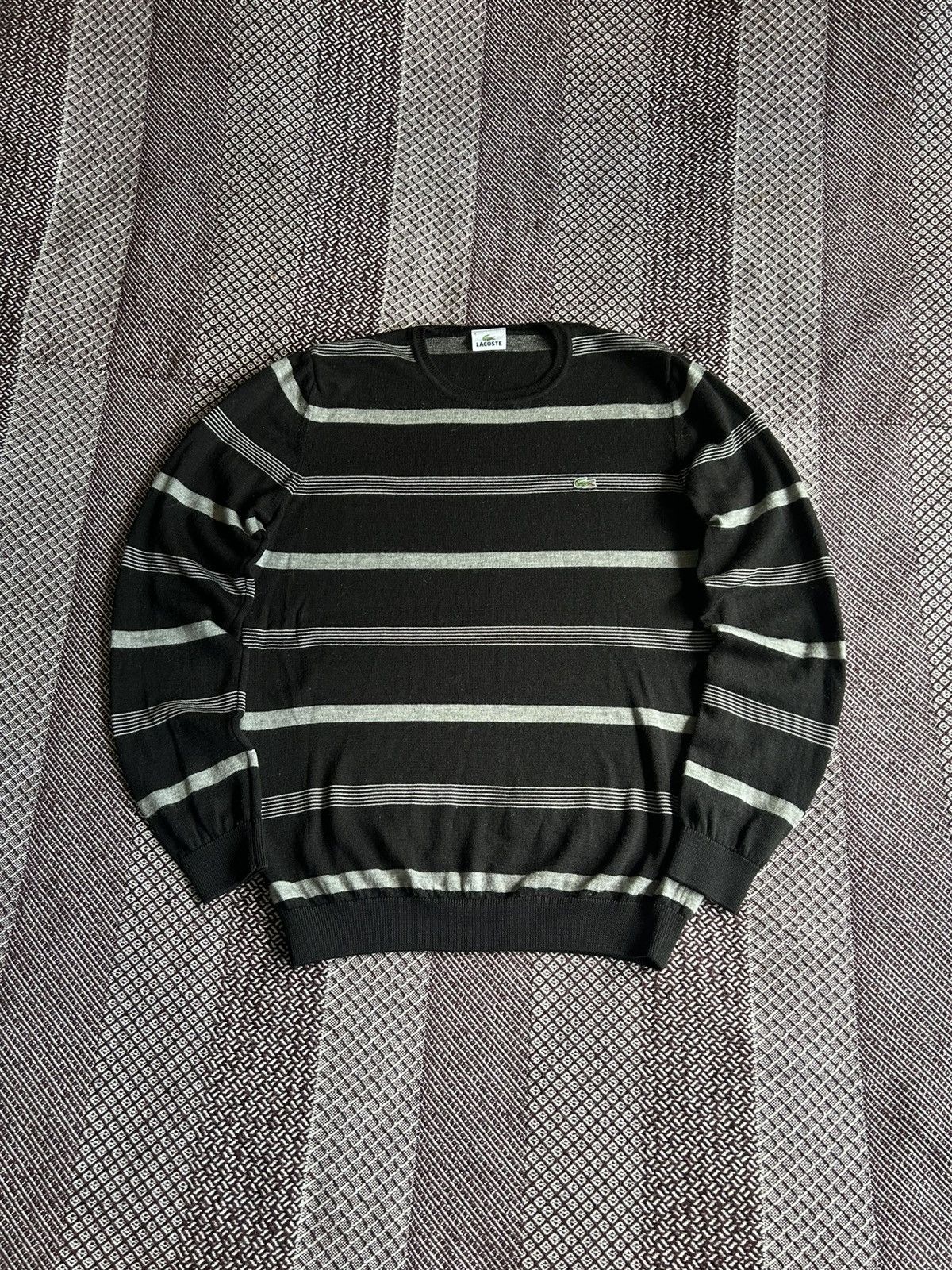 Vintage Lacoste Multicolour Sweater Striped Size 4 Streetwear Style Size US M / EU 48-50 / 2 - 1 Thumbnail