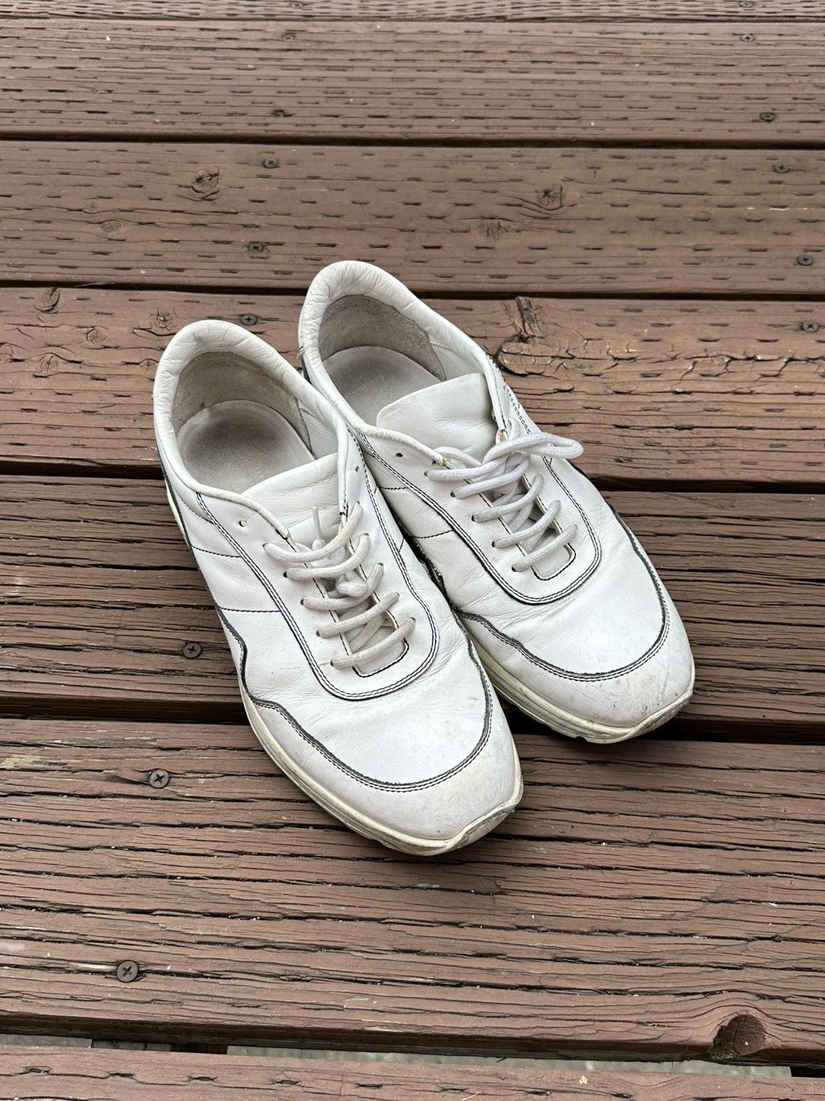 Common Projects RARE GRAIL Common Projects white leather bball low size 40 Size US 8 / EU 41 - 8 Thumbnail