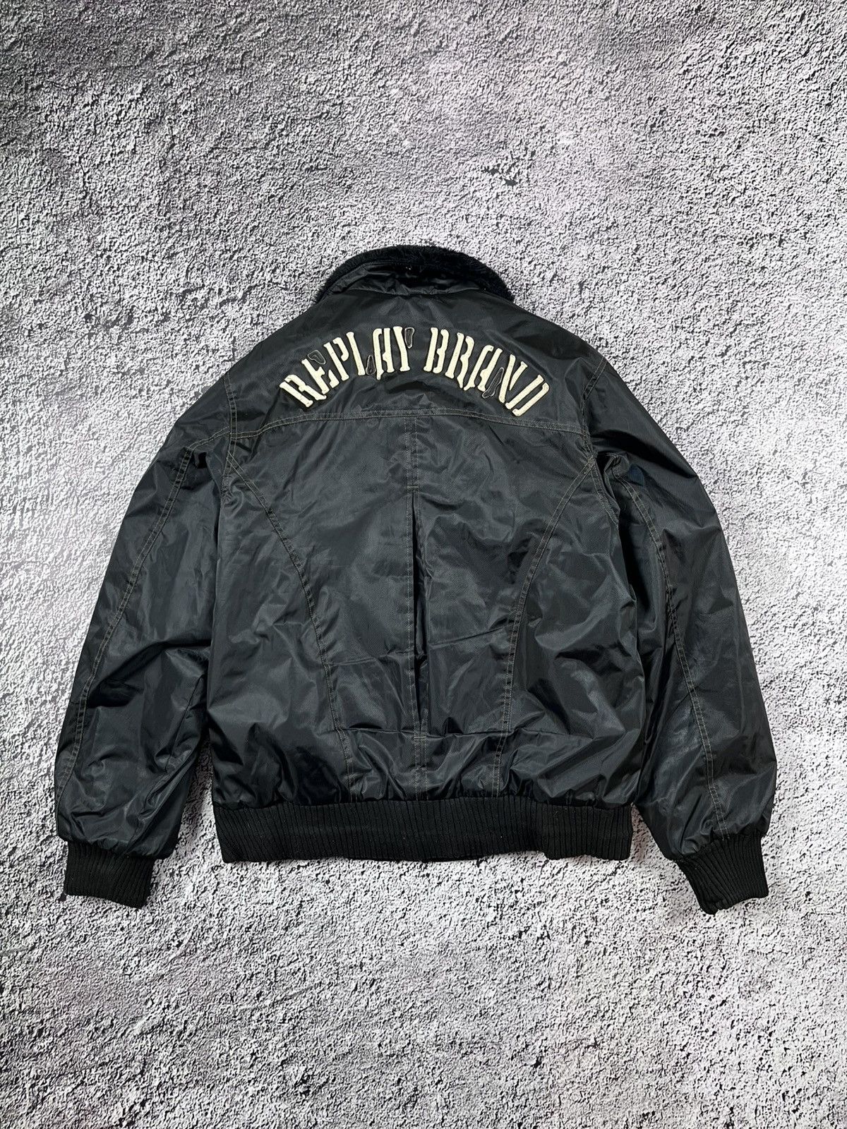 Rare Vintage REPLAY Bomber Like MA1 Flight Aviator Jacket