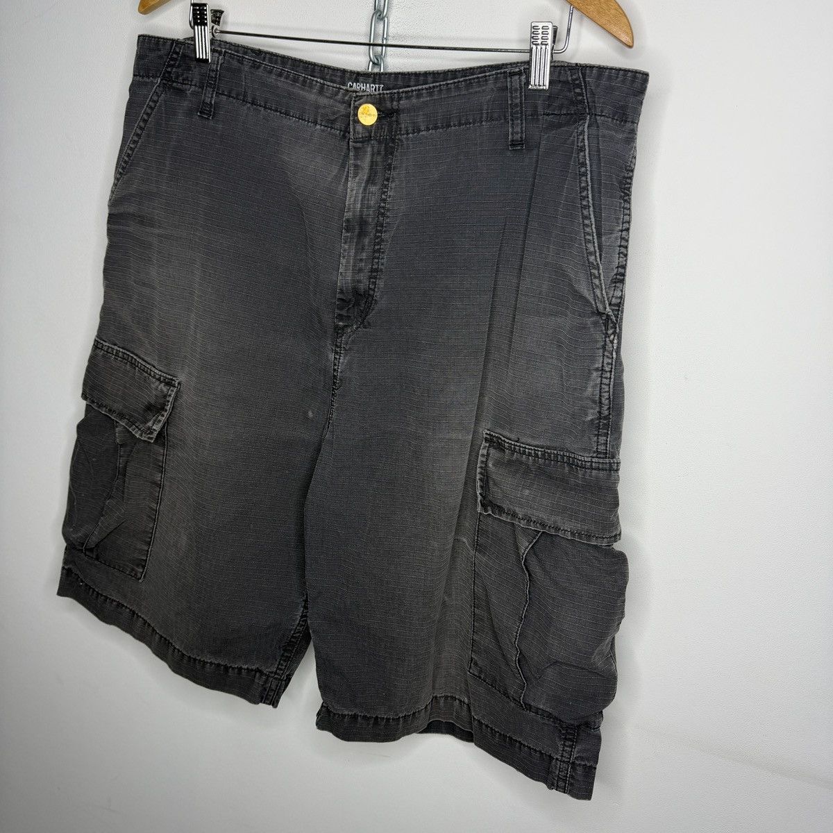 Carhartt Vintage Carhartt Cargo Shorts Workwear Y2K Opium Drill Size US 36 / EU 52 - 3 Thumbnail