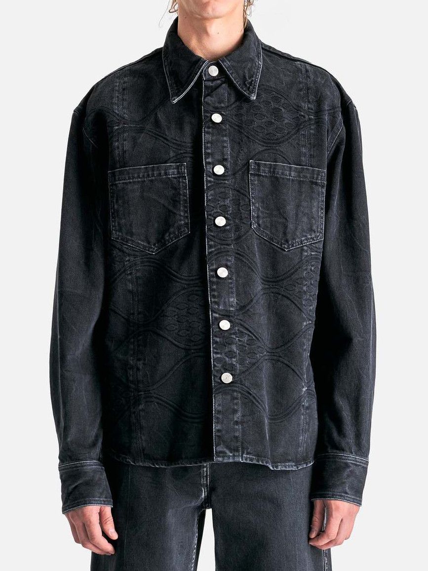 Namacheko Zebra Denim Jacket in Washed Black | Grailed