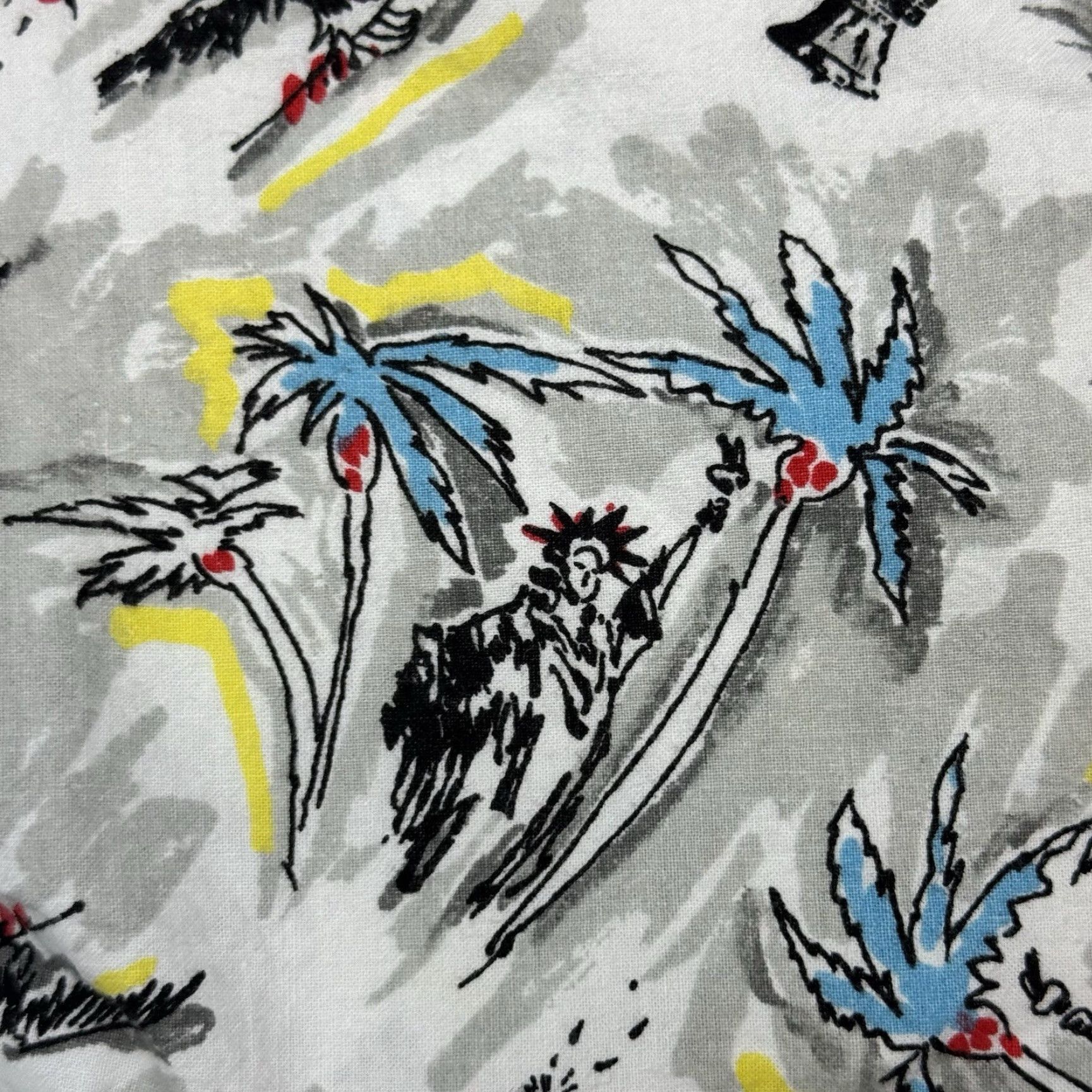 Vintage VINTAGE Heet Tropical Floral Button Shirt M White 90s Summer Beach Party Men's Size US M / EU 48-50 / 2 - 4 Thumbnail