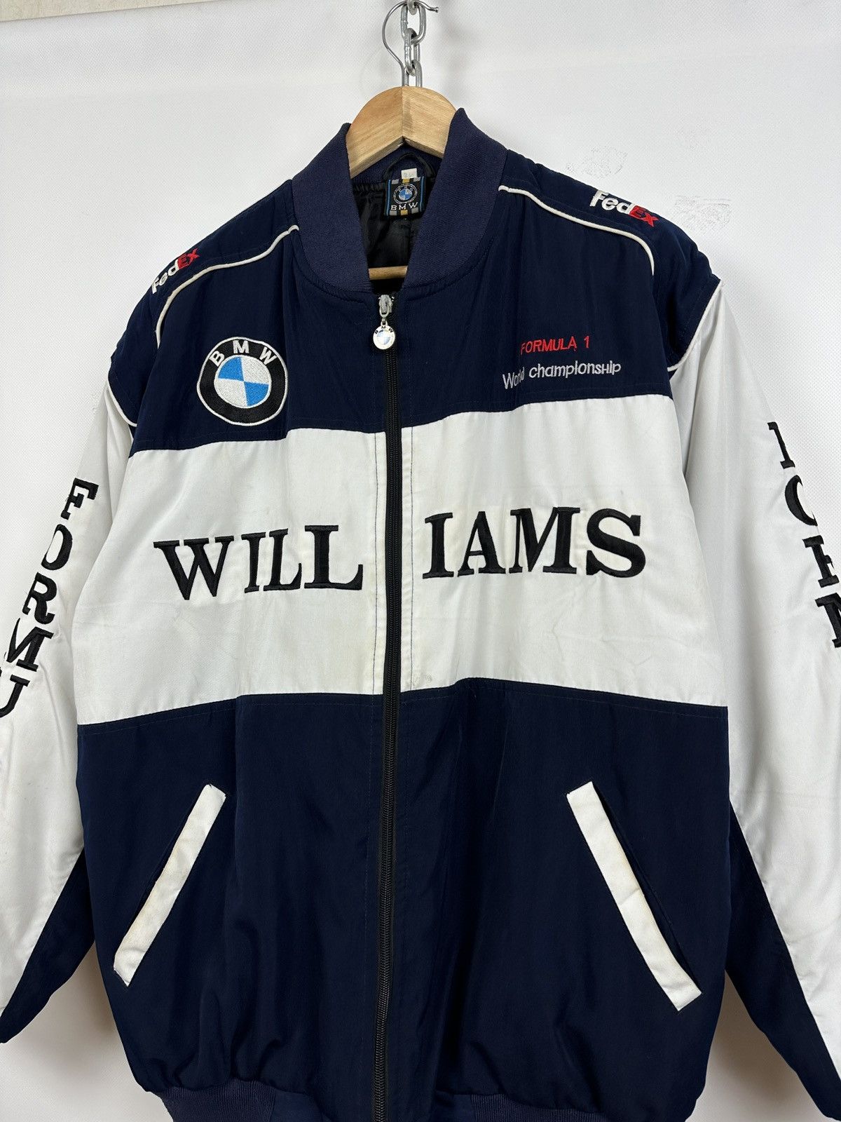 BMW Vintage BMW F1 Williams World Championship Racing Jacket Size US XL / EU 56 / 4 - 9 Thumbnail