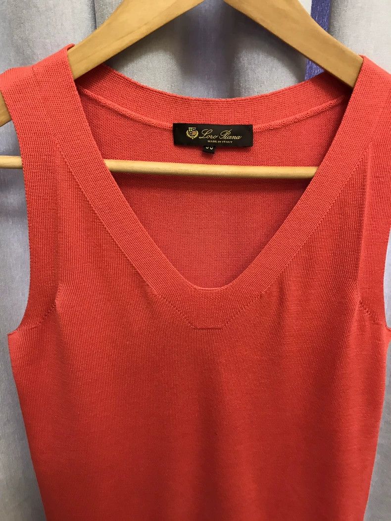 Loro Piana LORO PIANA Silk knit vest Size XS / US 0-2 / IT 36-38 - 2 Thumbnail
