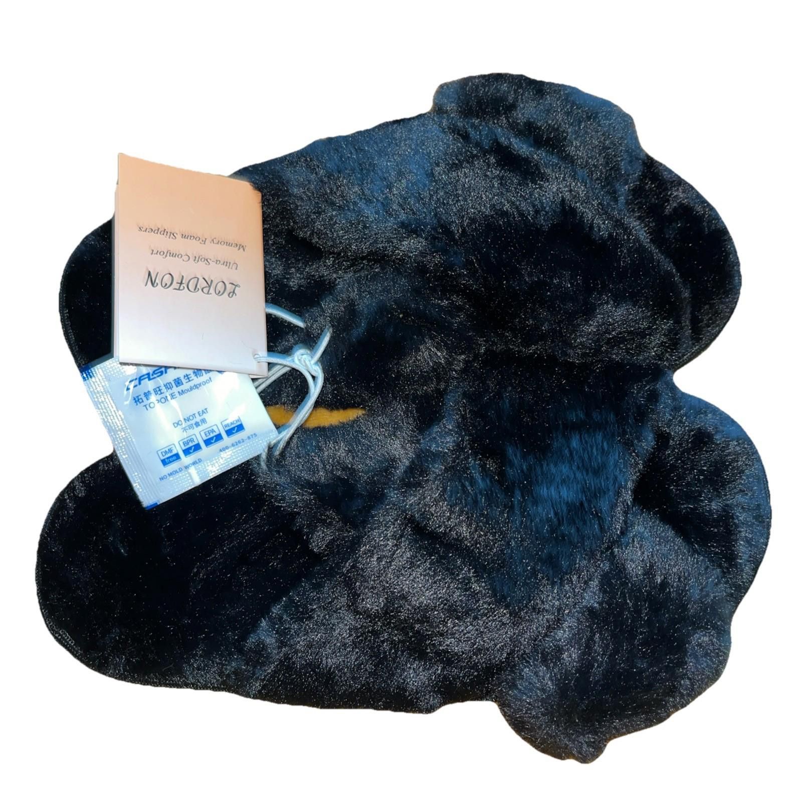 Other LORDFON Open Toe Cross Band Womens Fluffy Slip Ons Small 5/6 Size US 6 / IT 36 - 2 Thumbnail