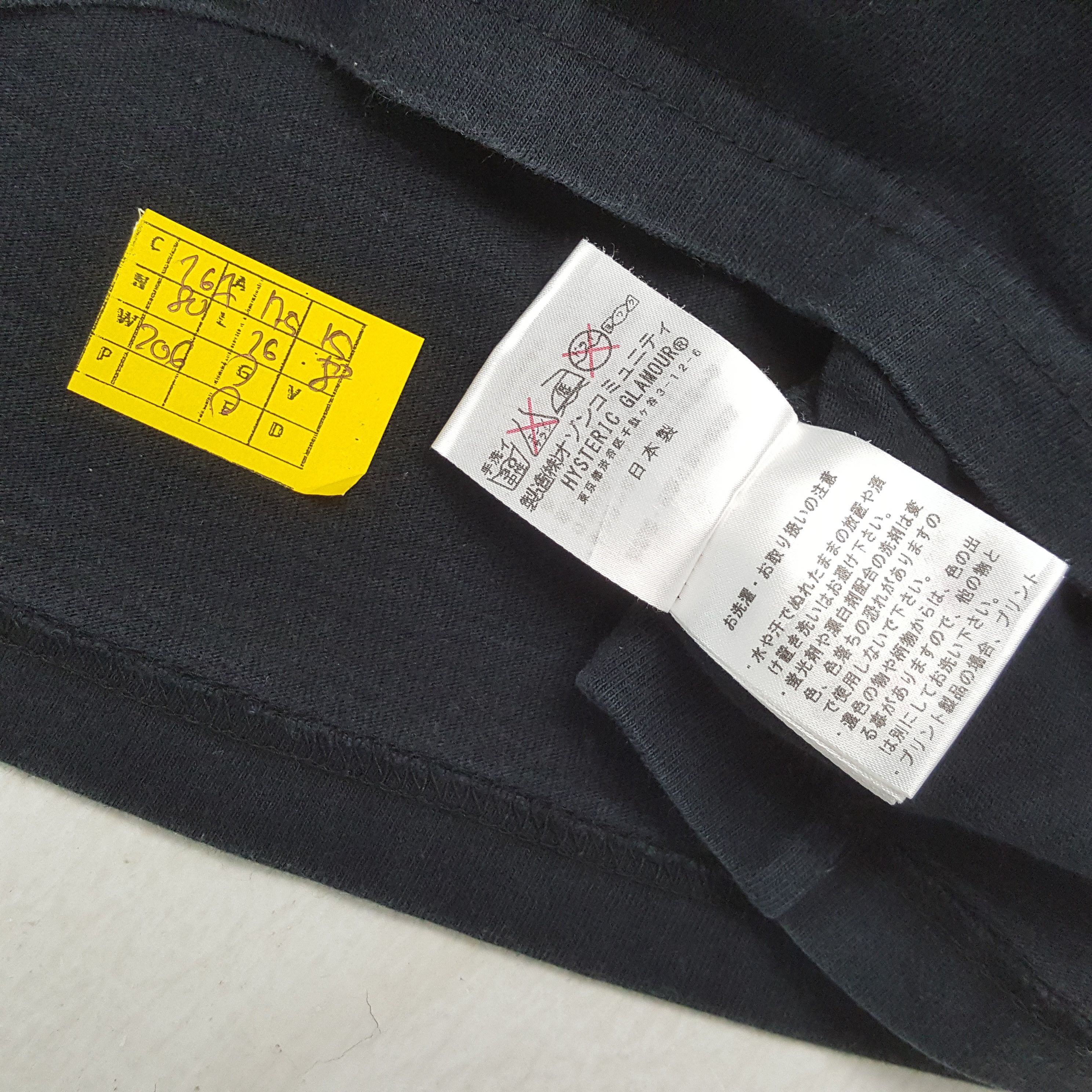 Hysteric Glamour × Japanese Brand × Vintage Vintage HYSTERIC GLAMOUR Japanese Fashion Brand T-Shirt Size US S / EU 44-46 / 1 - 5 Thumbnail