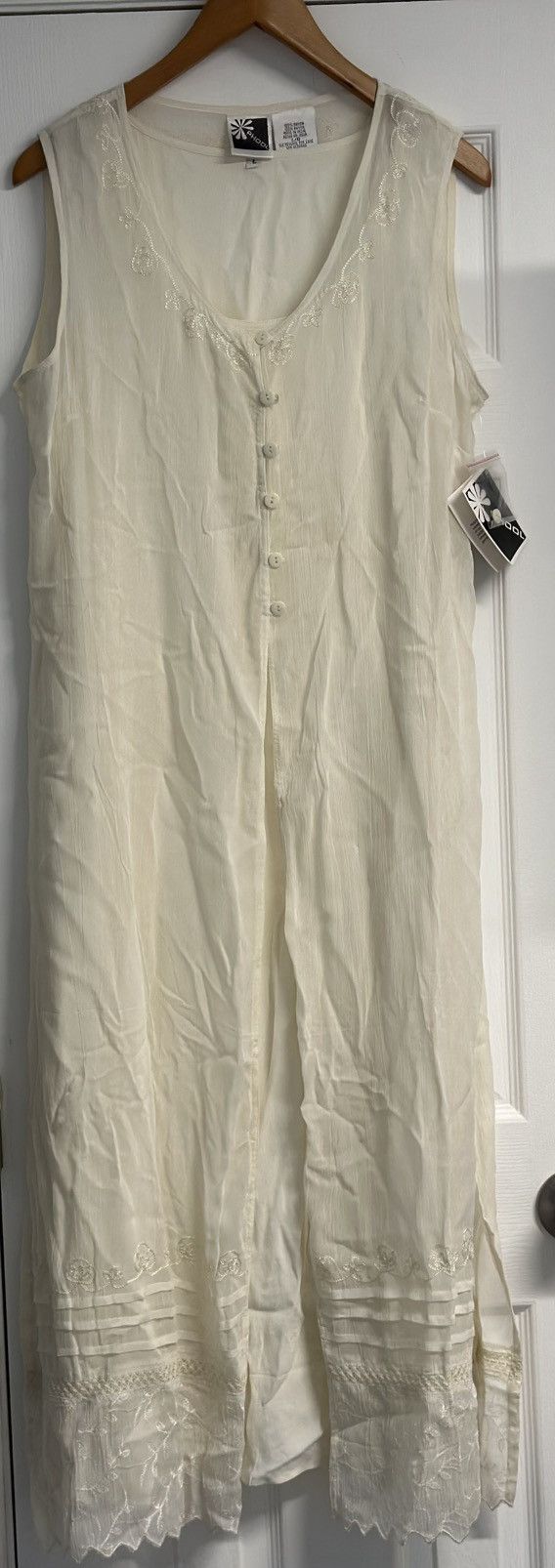 Other Vintage Boho Maxi Dress Size L / US 10 / IT 46 - 3 Thumbnail