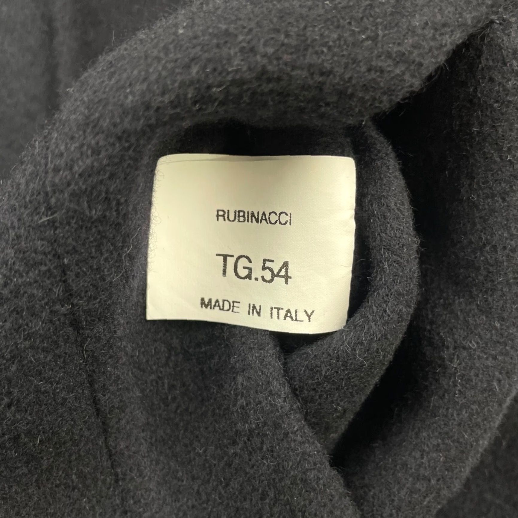 Apolis Rubinacci Napoli Men’s Pea Coat Navy Blue 46L Cashmere Double Breasted Italy Coat Mens Size US S / EU 44-46 / 1 - 5 Thumbnail