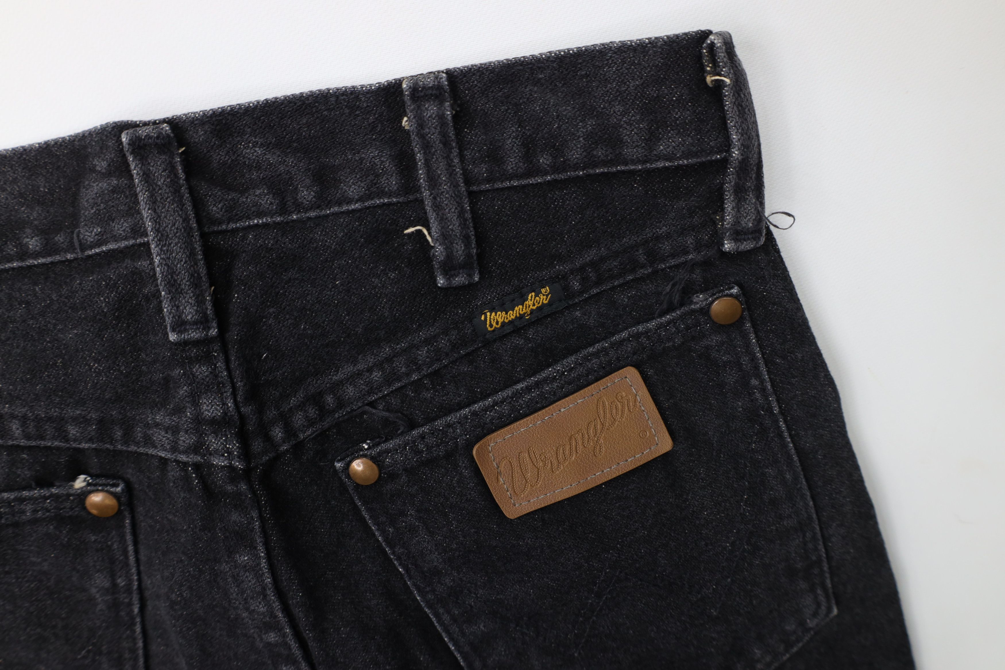 Wrangler Vintage 80s 90s Wrangler Straight Leg Jeans Black USA Size US 28 / EU 44 - 15 Thumbnail