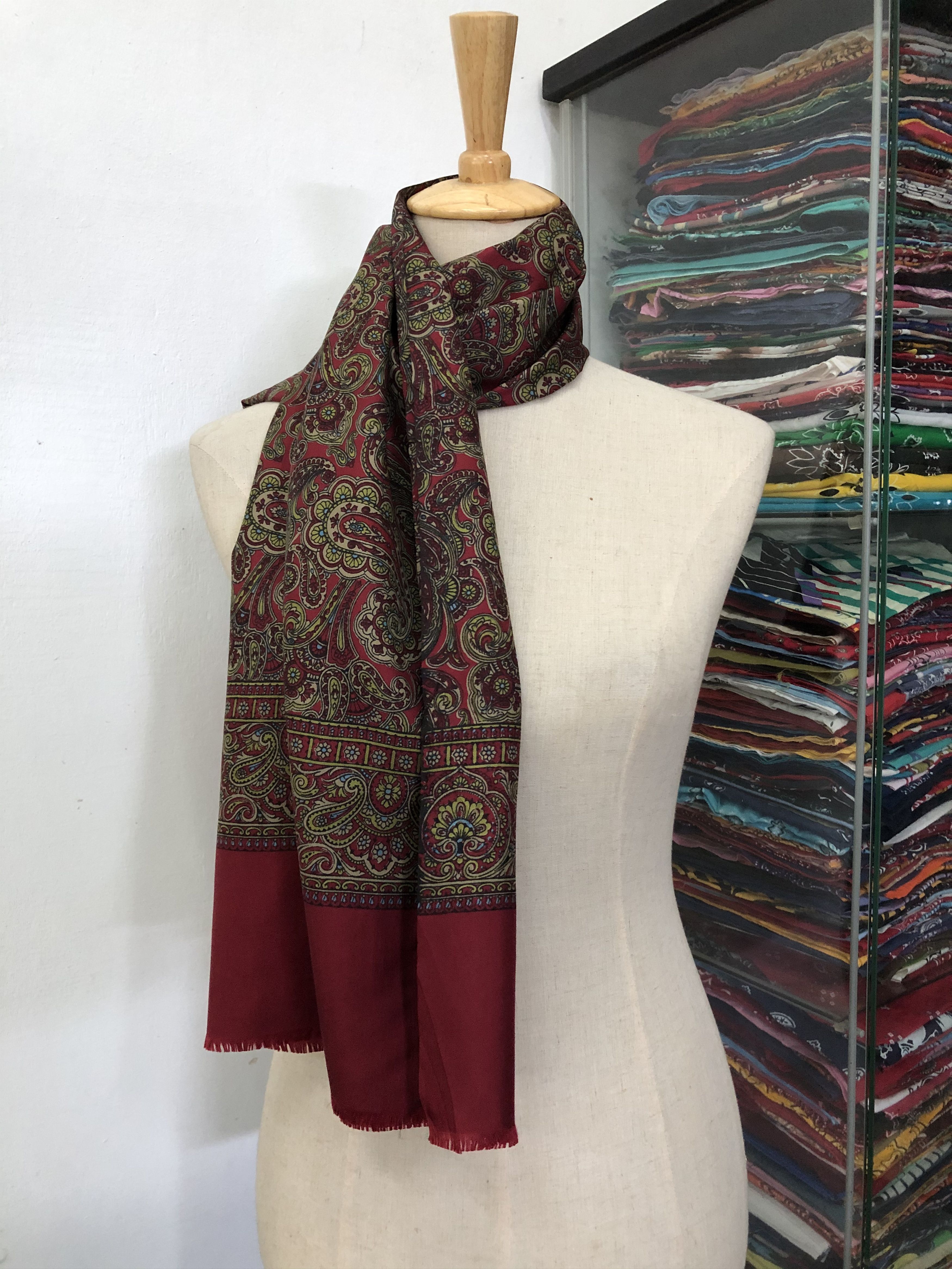 Vintage Vintage Antonio Ratti Silk Scarf Size ONE SIZE - 1 Thumbnail