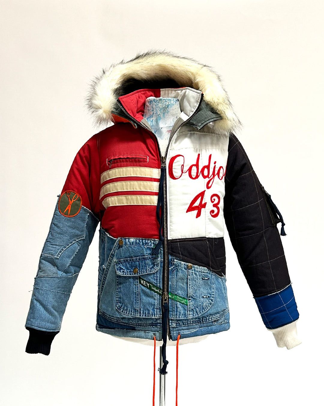 Greg Lauren $3500 Greg Lauren Racer Retro Puffy Jacket Size US M / EU 48-50 / 2 - 1 Thumbnail