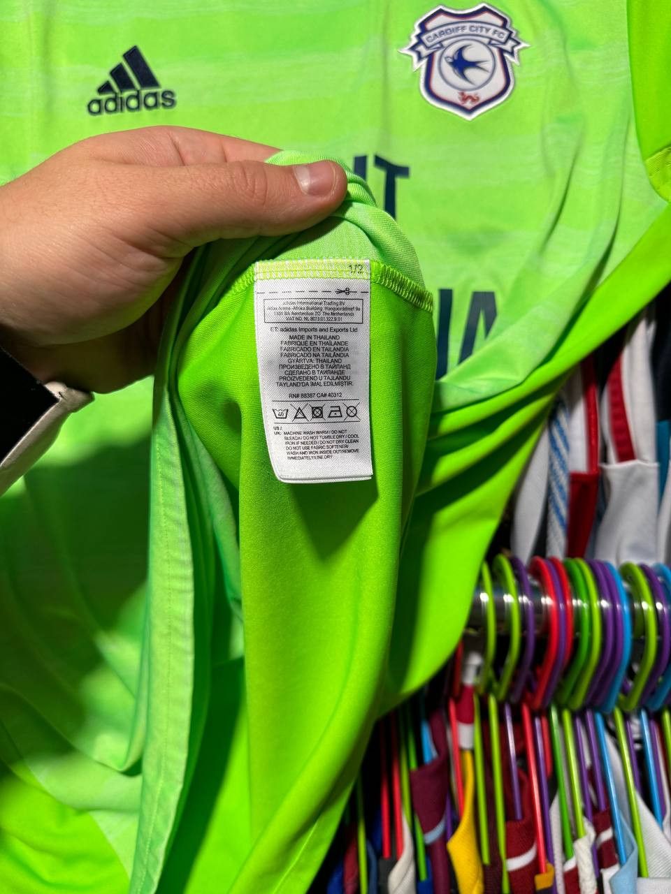 Adidas × Vintage Vintage Cardiff City 2018/19 Adidas Soccer Jersey Size US M / EU 48-50 / 2 - 15 Thumbnail