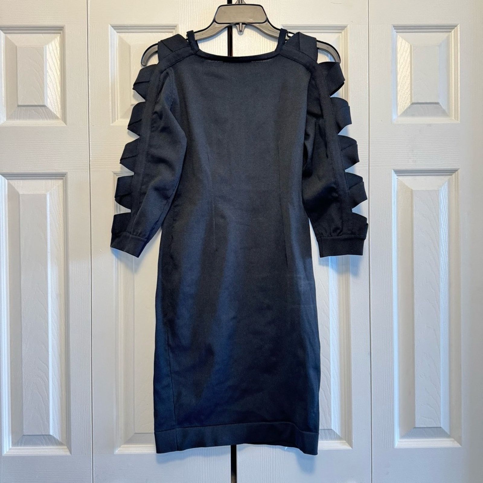 Philipp Plein Philipp Plein Black Cold Shoulder Dress, Size XS Size XS / US 0-2 / IT 36-38 - 2 Thumbnail
