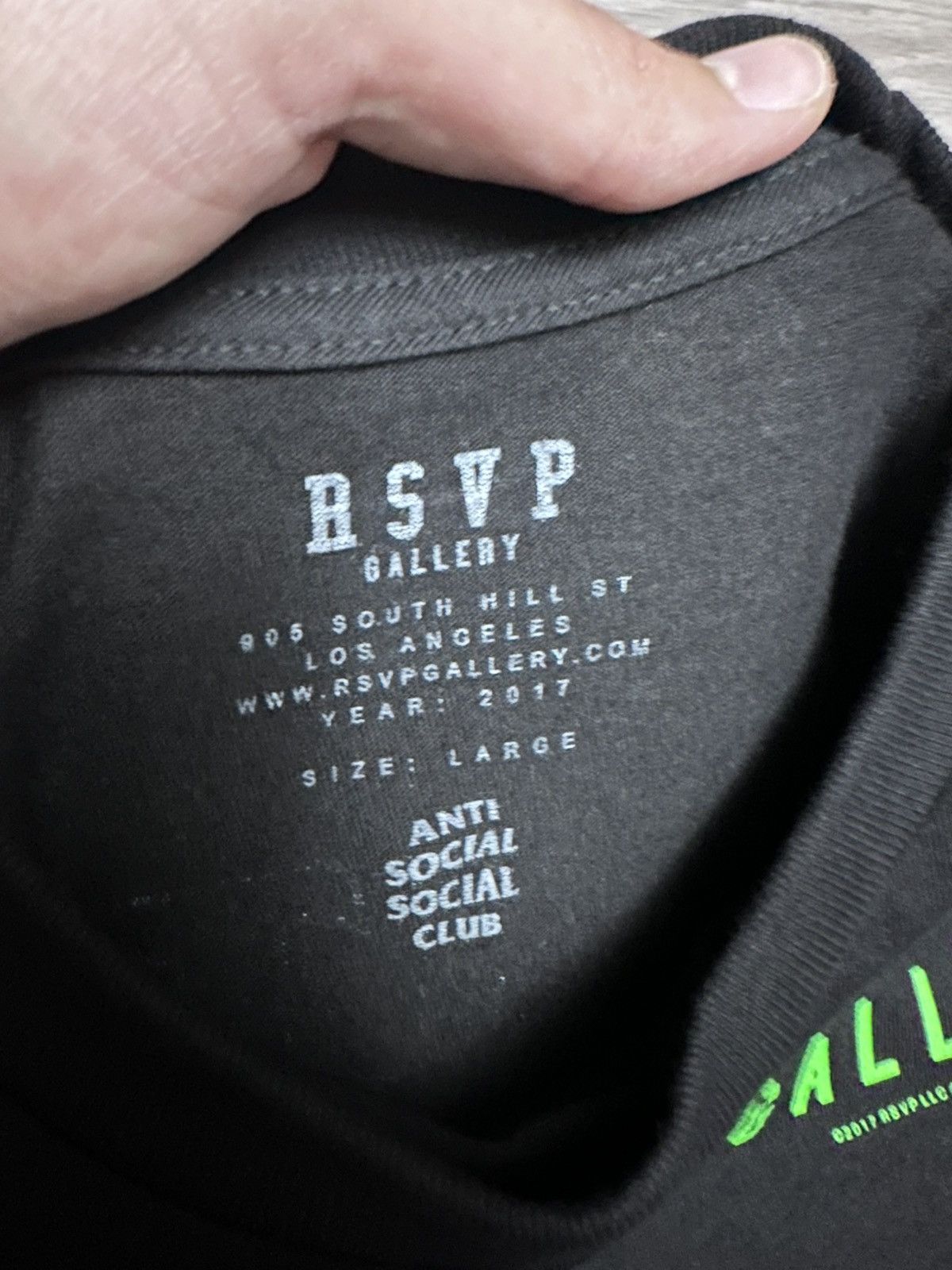 Anti Social Social Club × Rsvp Gallery Anti Social Social Club x Rsvp Gallery Tee Size US L / EU 52-54 / 3 - 3 Thumbnail