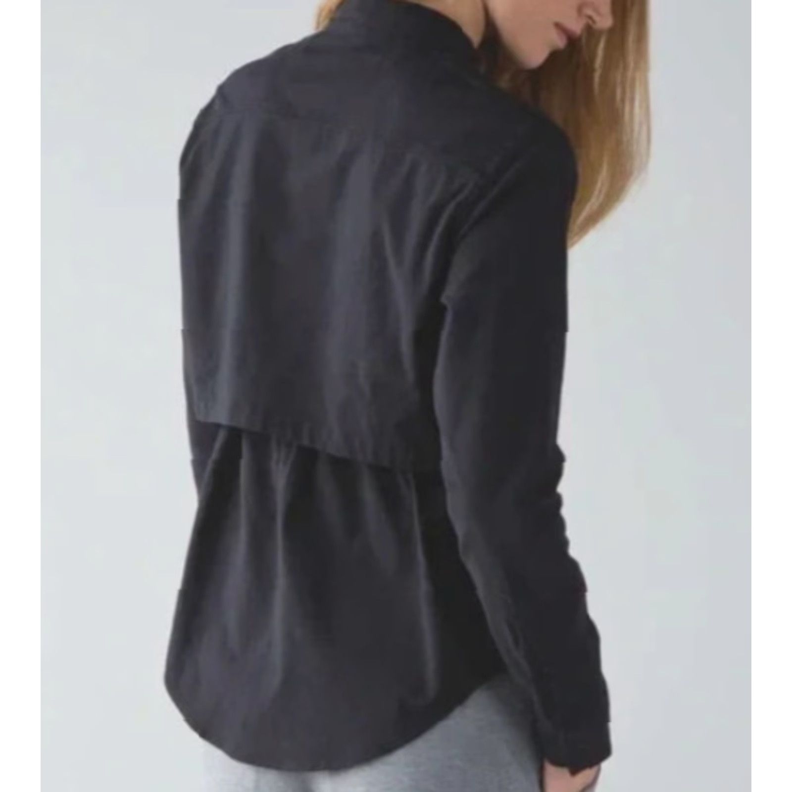 Lululemon VINTAGE Women’s Lululemon Getaway Shirt Black M Shirt Womens Lululemon Getaway Shirt Black M Size M / US 6-8 / IT 42-44 - 2 Thumbnail