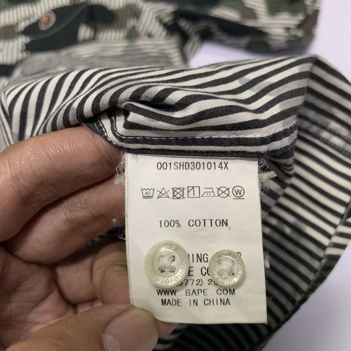Bape Bape Camo Shirt Size US XL / EU 56 / 4 - 9 Thumbnail