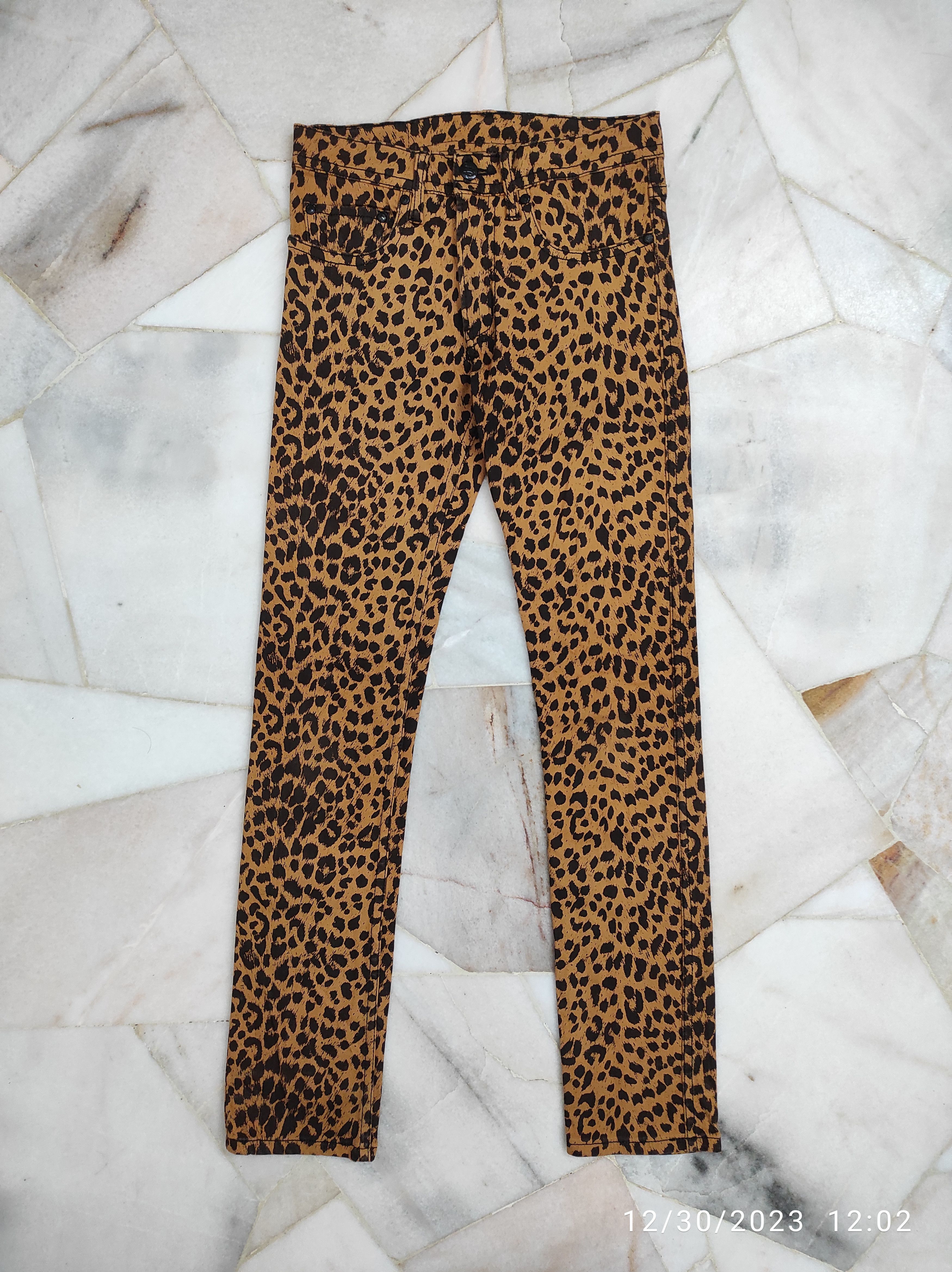 Japanese Brand Fw2000 RNA Japan X Foxy band leopard Print skinny jeans Size 27" / US 4 / IT 40 - 14 Thumbnail