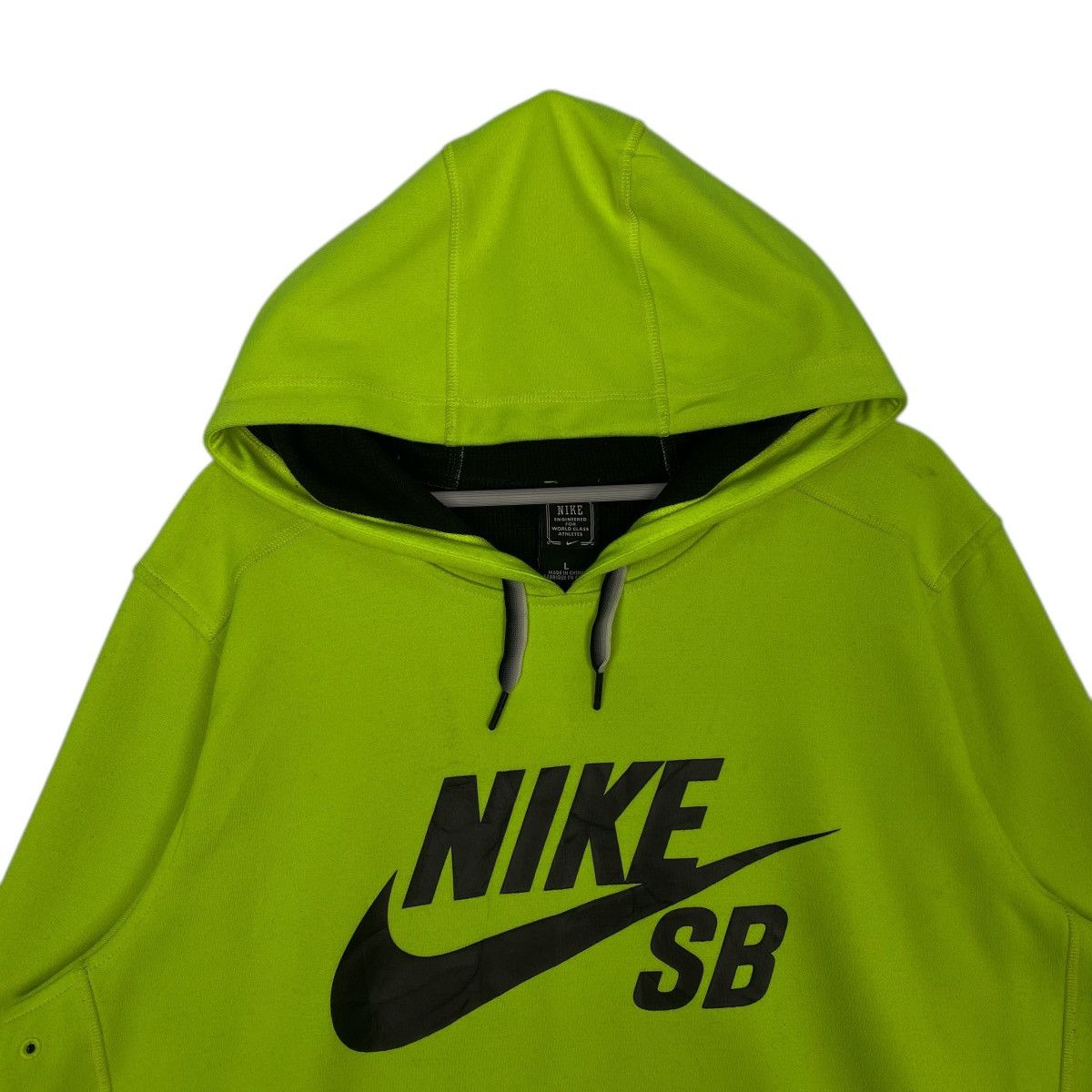 Vintage Vintage Nike Hoodie Sweater Big Logo Printed Neon Size L Size US L / EU 52-54 / 3 - 4 Thumbnail