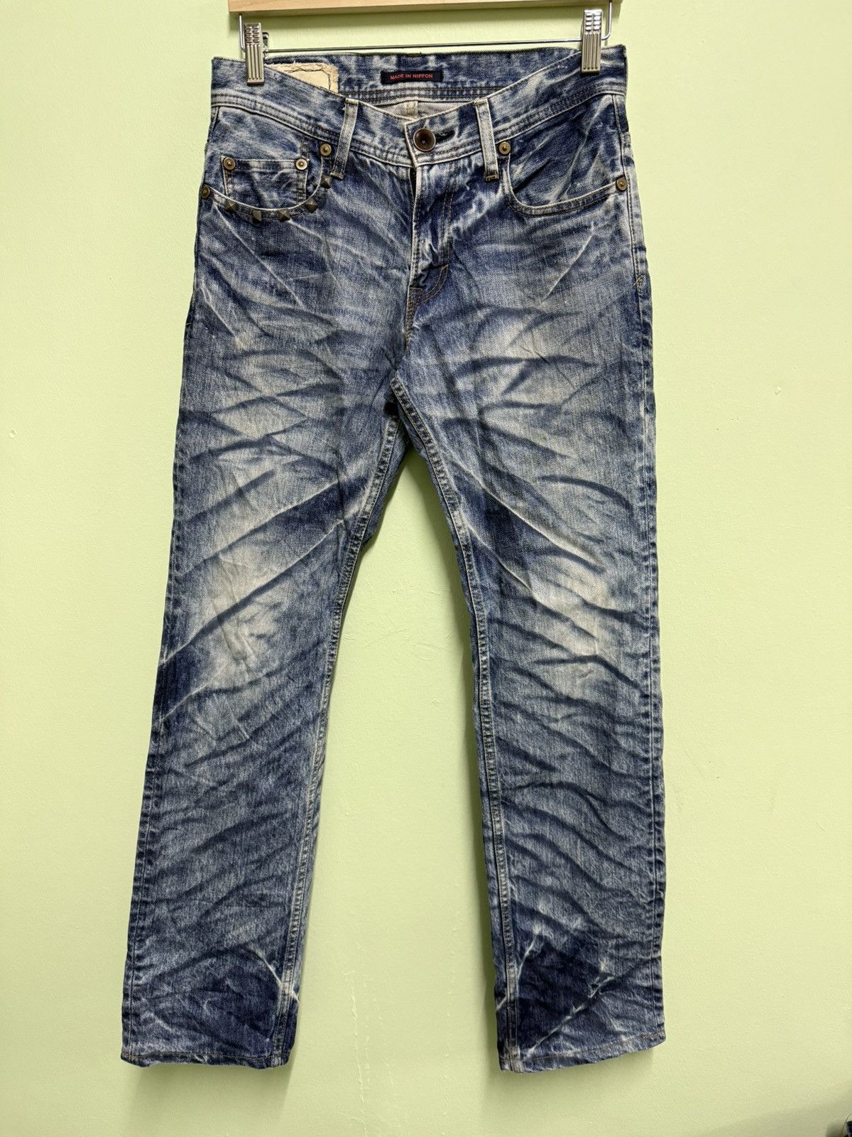 Japanese Brand Very Rare Blue Way Japanese Jeans Size US 31 - 1 Thumbnail