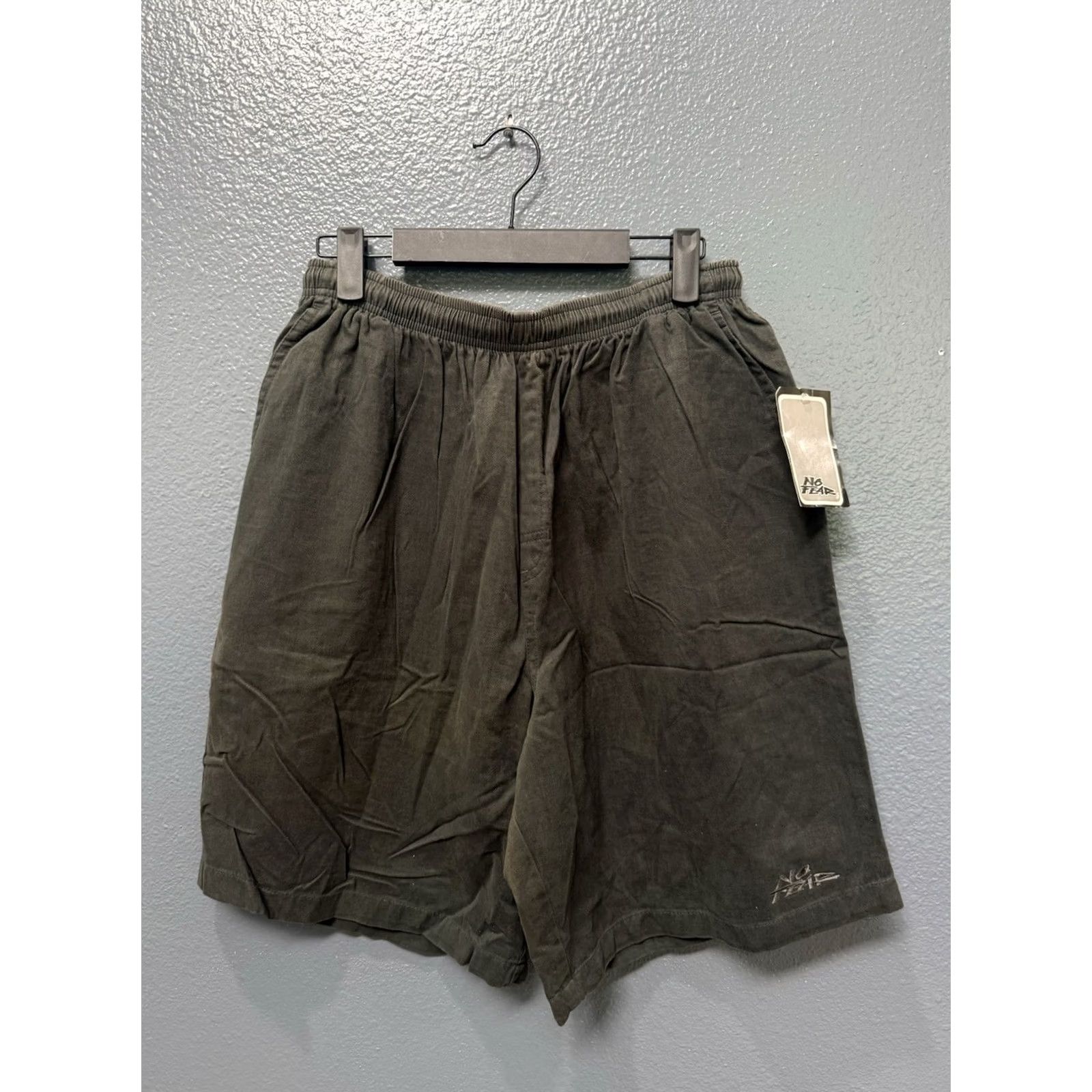 No Fear VINTAGE No Fear Black Cotton Shorts Medium Mens 90s Size US 31 - 3 Thumbnail