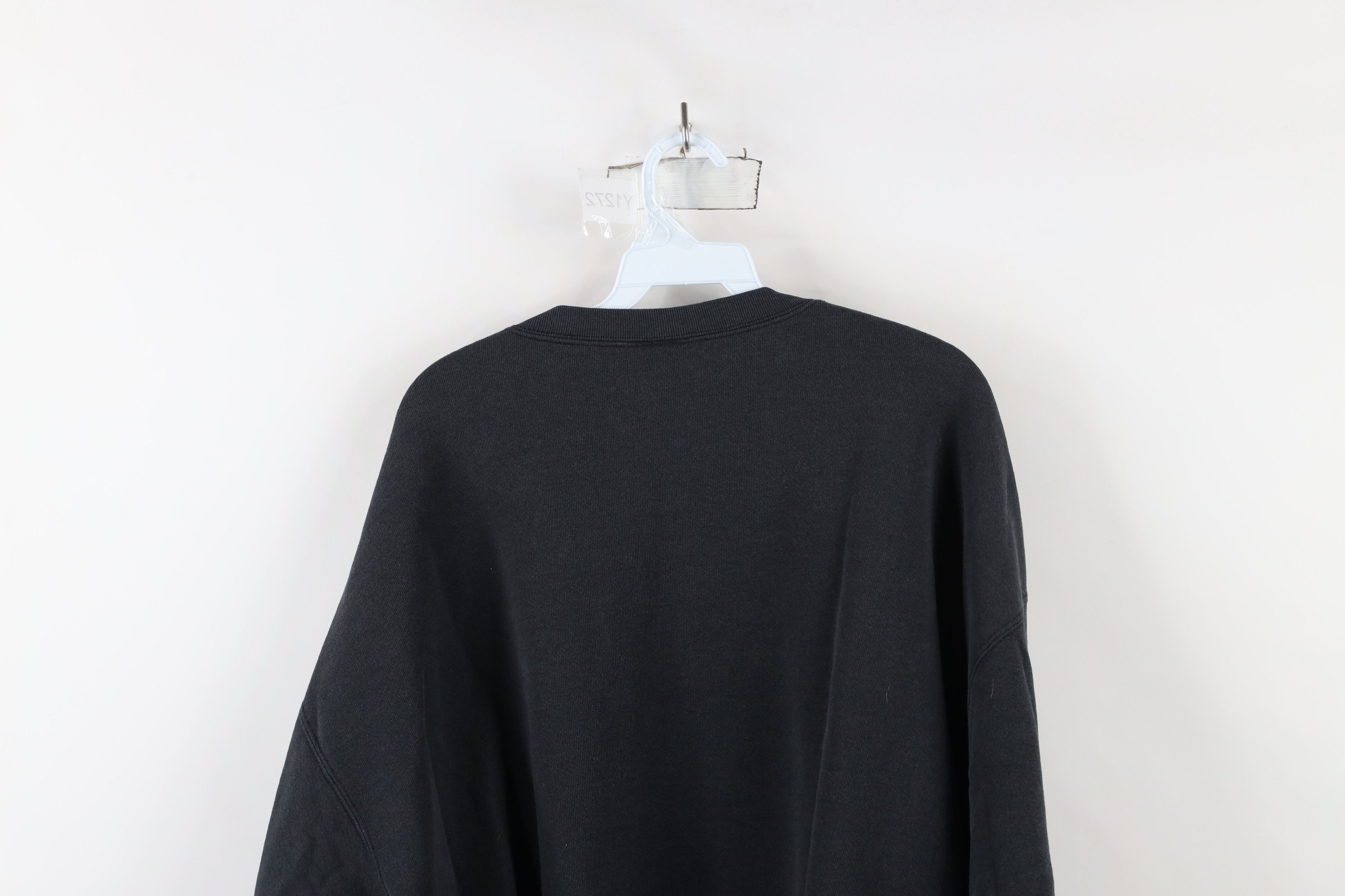 Vintage Vintage 90s USA Olympics Blank Crewneck Sweatshirt Black Size US XXL / EU 58 / 5 - 9 Thumbnail