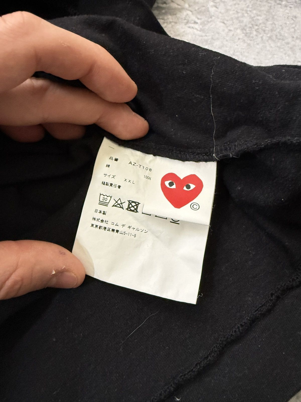 Comme des Garcons Comme Des Garçons Play Tee Size US XXL / EU 58 / 5 - 4 Thumbnail