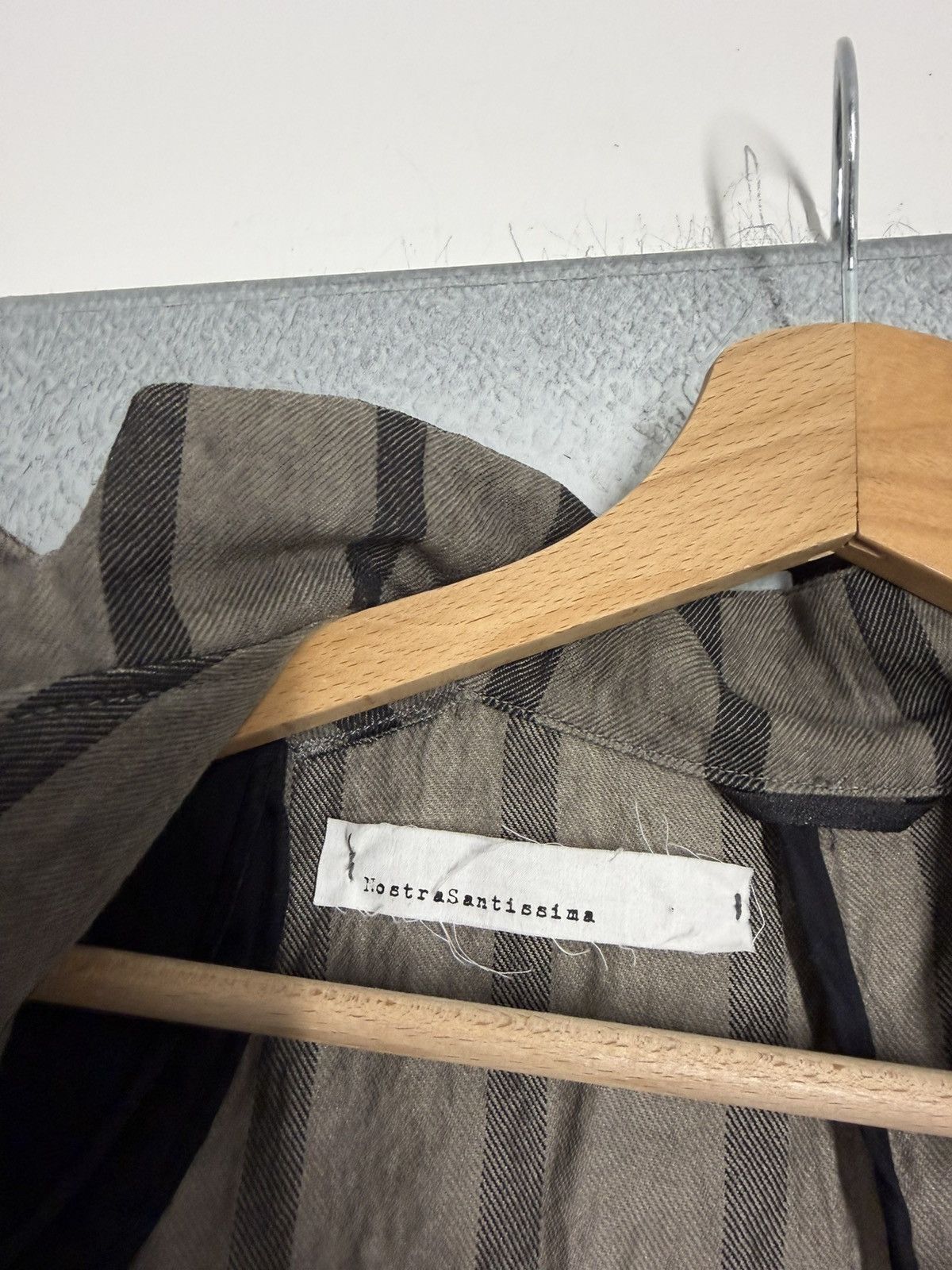 Nostra Santissima Nostra Santissima Hemp Striped Blazer Size US XS / EU 42 / 0 - 10 Thumbnail
