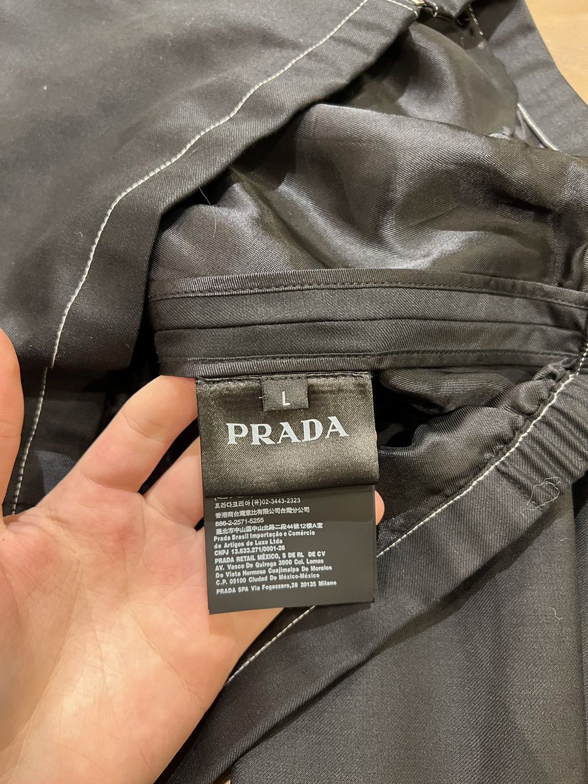 Prada Prada viscose zip up jacket Size US L / EU 52-54 / 3 - 5 Thumbnail