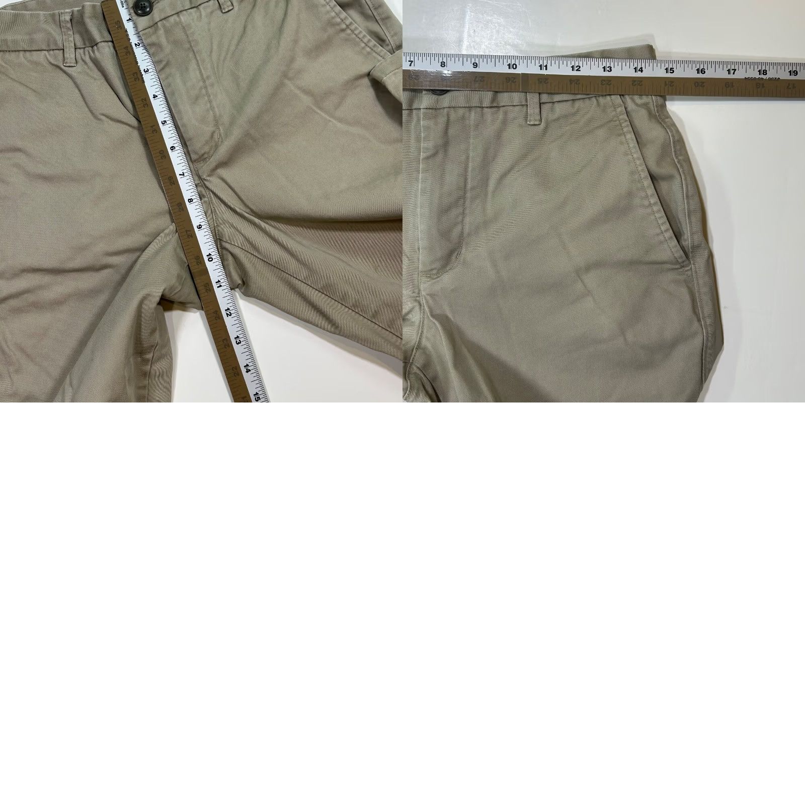 Everlane Everlane Chino Pants Athletic Fit Mens 29x30 Beige Cotton Blend Stretch Flat Front Pockets Casual Workwear 29 Mens Size US 29 - 8 Thumbnail