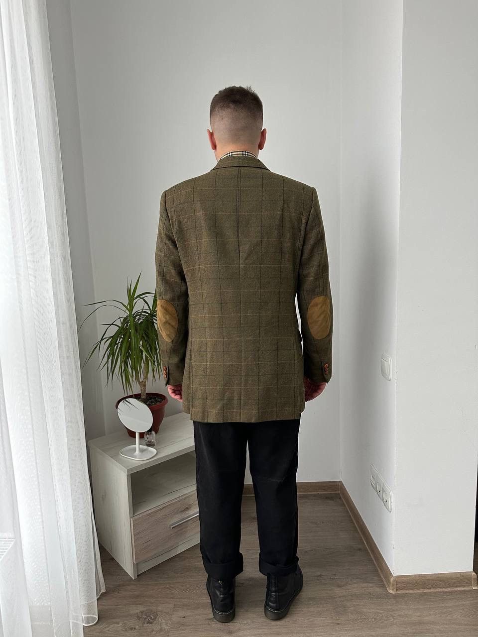 Burberry × Vintage Vintage Blazer Burberry Mens Eckerle Herrenmoden Jacket Size 38R - 8 Thumbnail