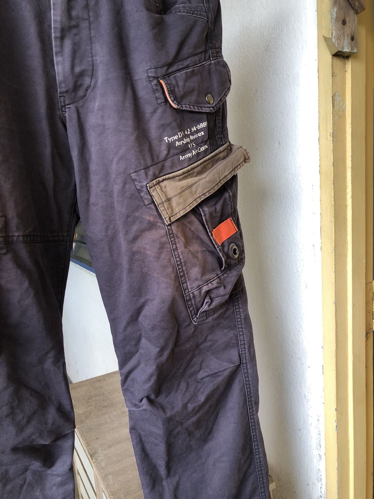 Avirex Vintage Avirex U.S Army Air Corps Distressed Cargo Pants Size US 38 / EU 54 - 5 Thumbnail