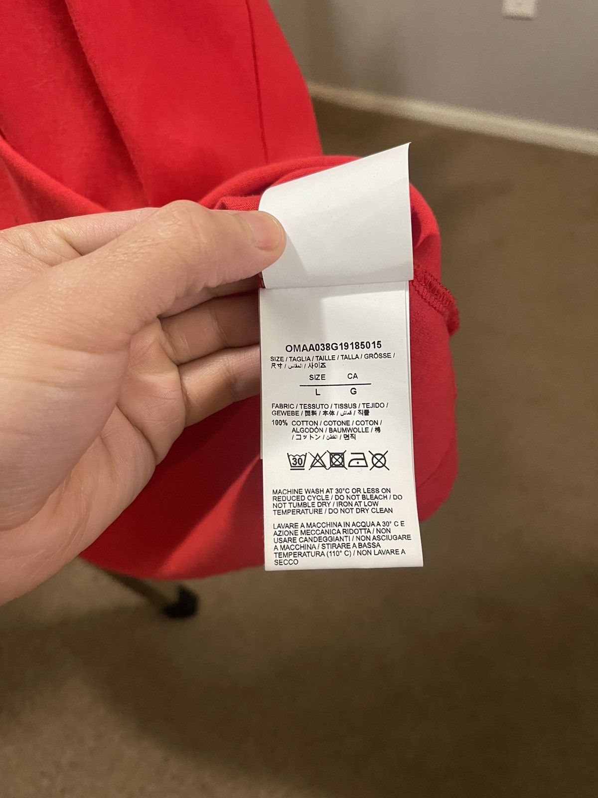 Off-White Off-White/ Bernini Size US L / EU 52-54 / 3 - 7 Thumbnail